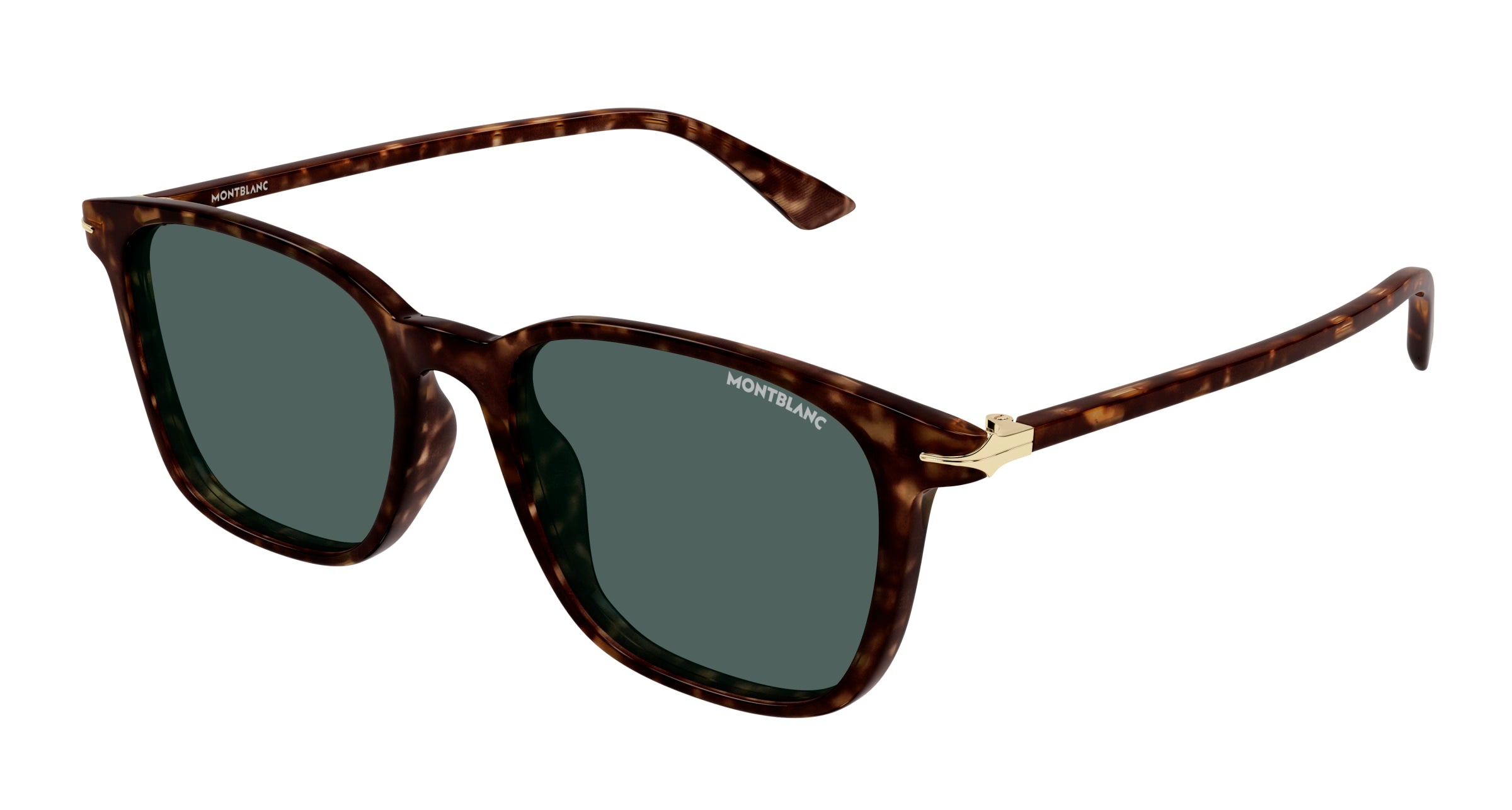 0889652477749 - Herren MB0338S 002 Gläser SONNENBRILLEN Acetat Havanna Grün Quadratisch