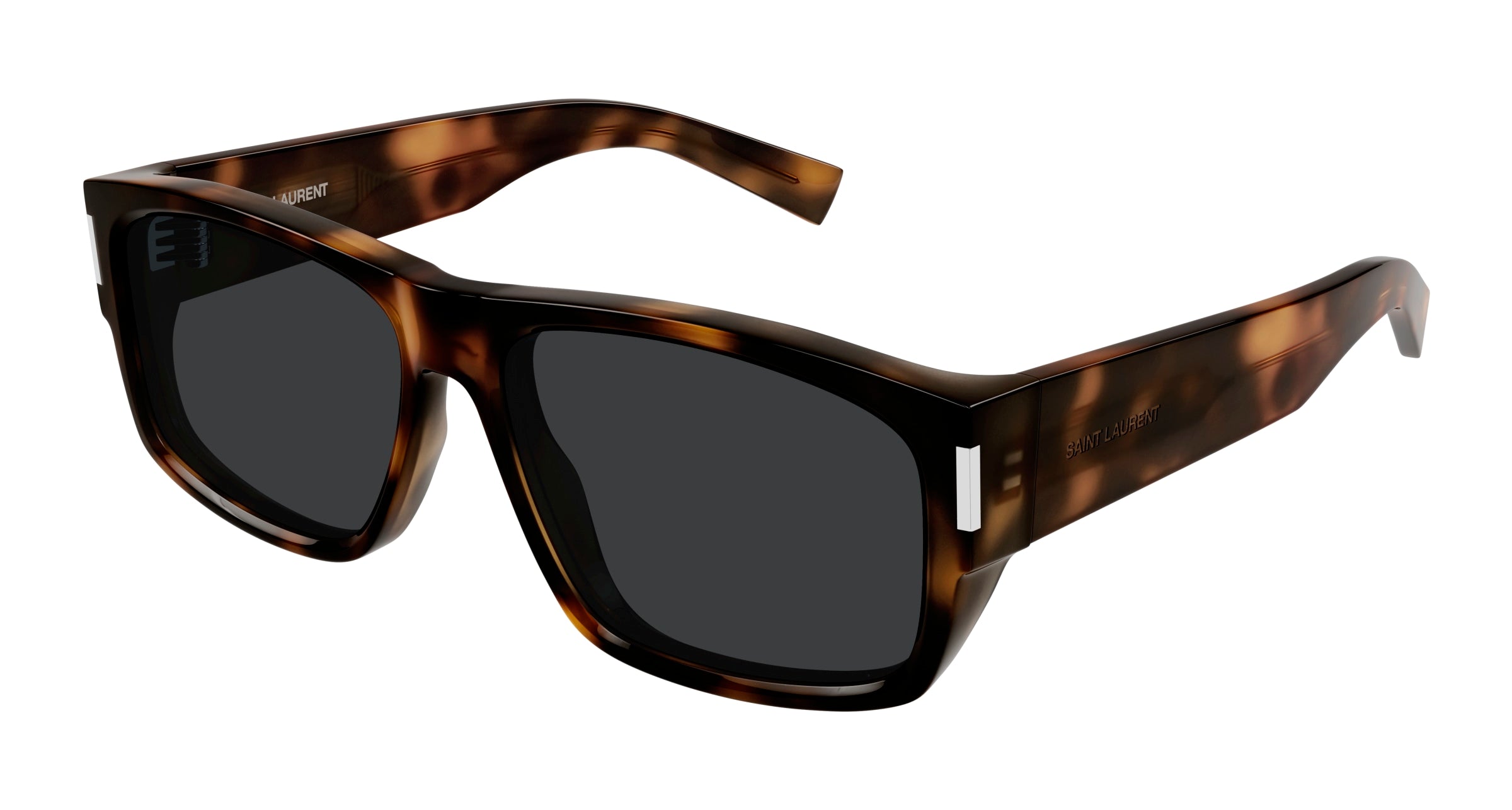 0889652484884 - Herren SL 689 002 Gläser SONNENBRILLEN Acetat Havanna Schwarz Quadratisch