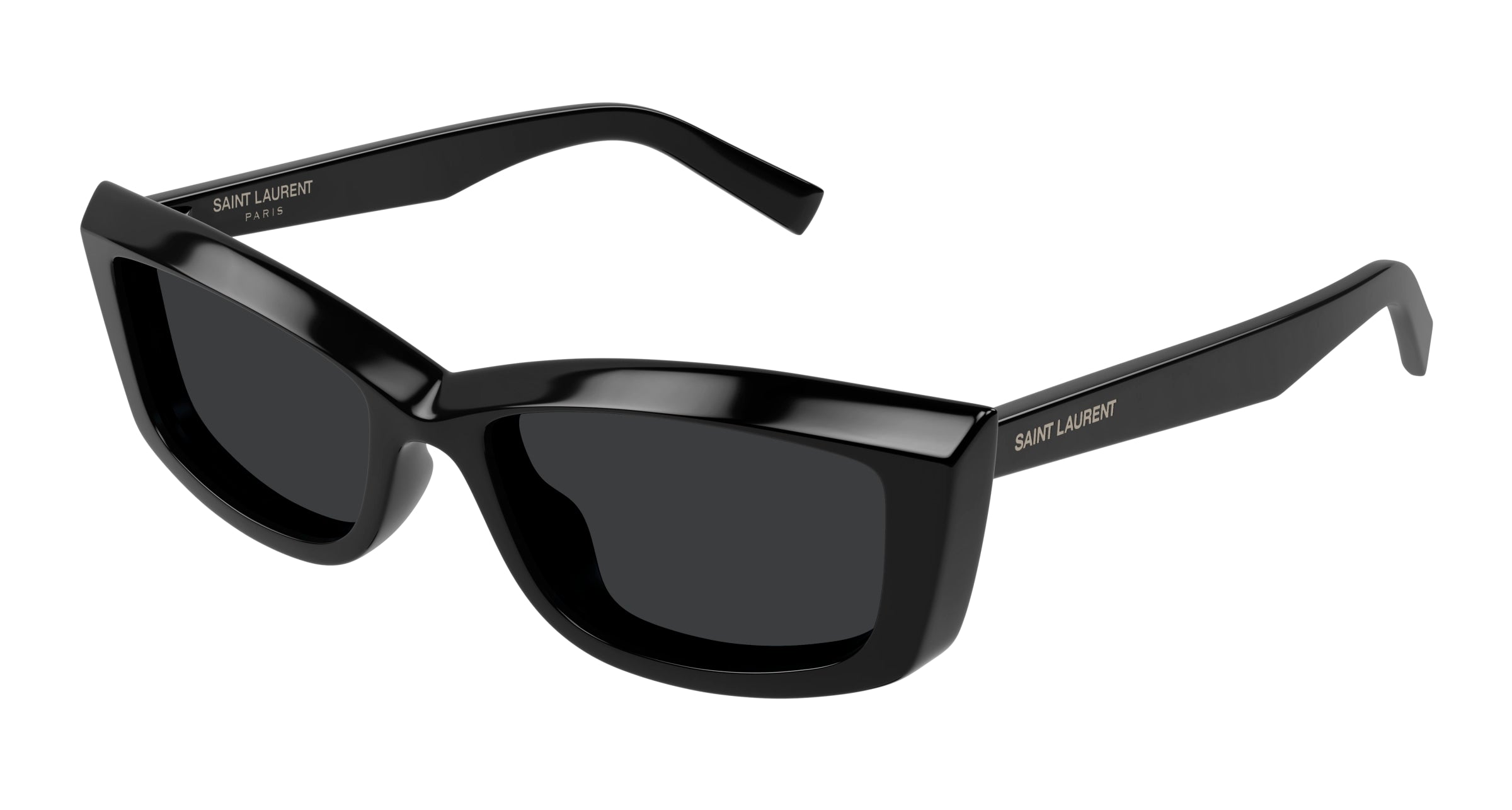 0889652485072 - Frau SL 658 001 Gläser SONNENBRILLEN Acetat Schwarz Schwarz Katzenauge