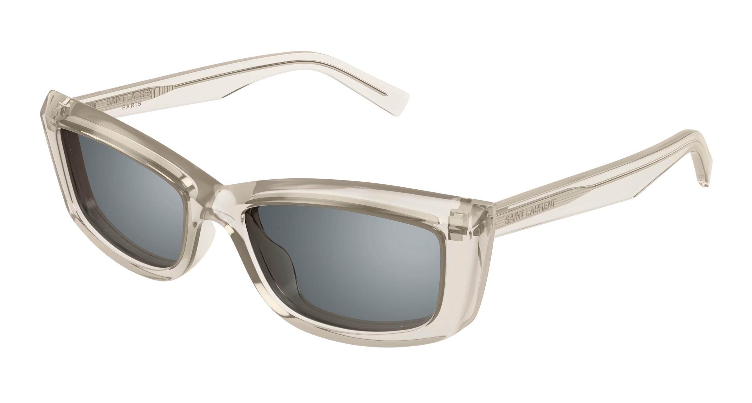 0889652485096 - Frau SL 658 003 Gläser SONNENBRILLEN Acetat Beige Silber Katzenauge