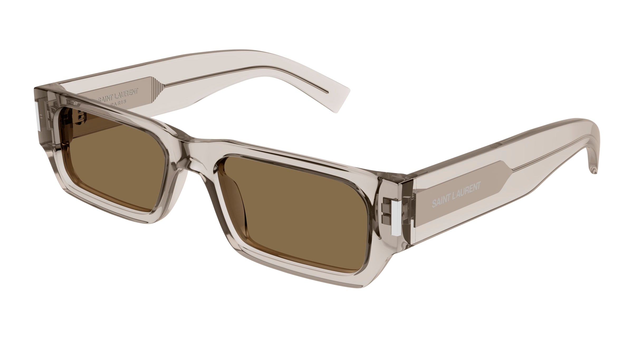 0889652485324 - Unisex SL 660 004 Gläser SONNENBRILLEN Acetat Beige Braun Quadratisch