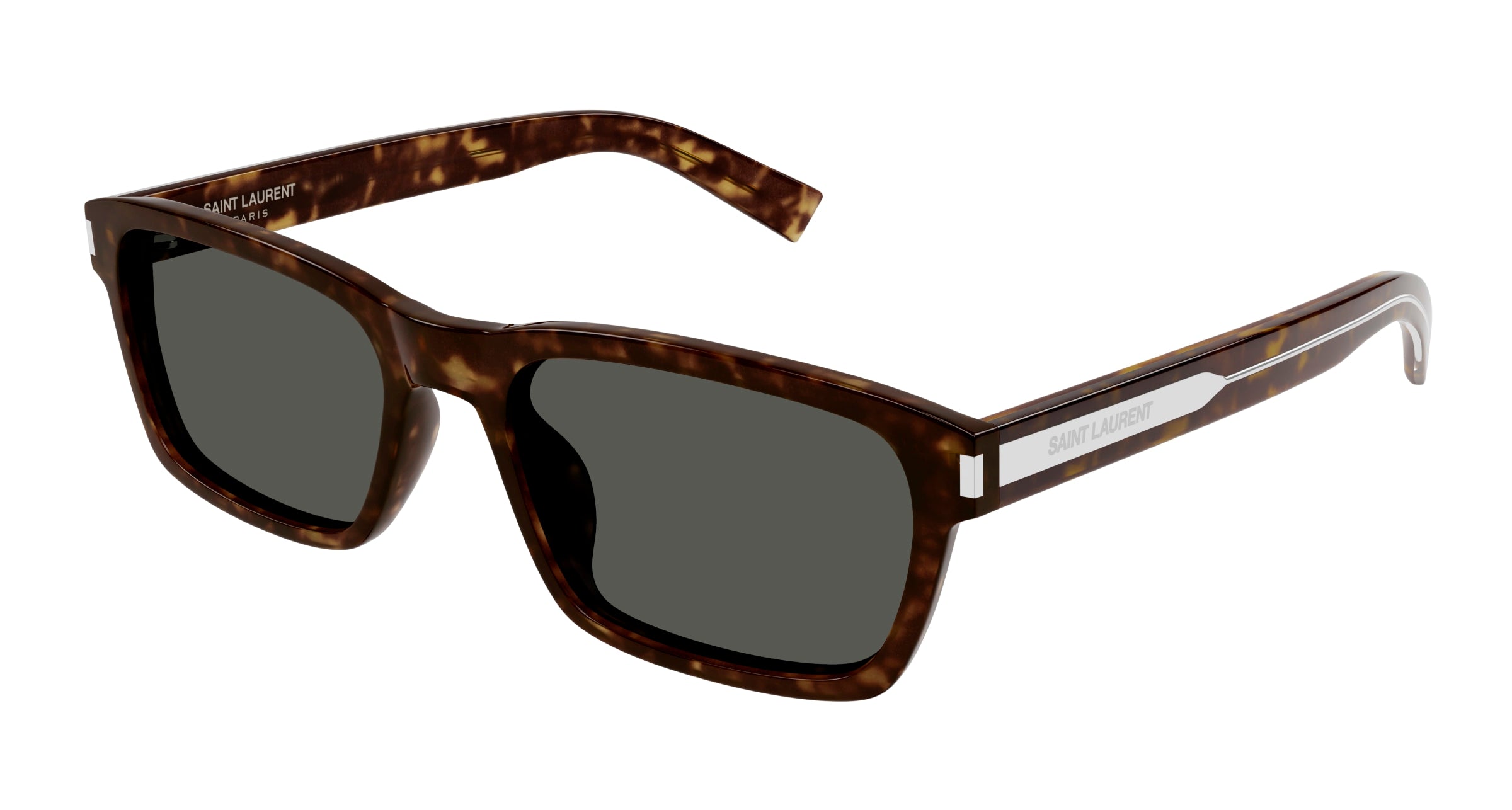 0889652485430 - Herren SL 662 004 Gläser SONNENBRILLEN Acetat Havanna Grau Quadratisch