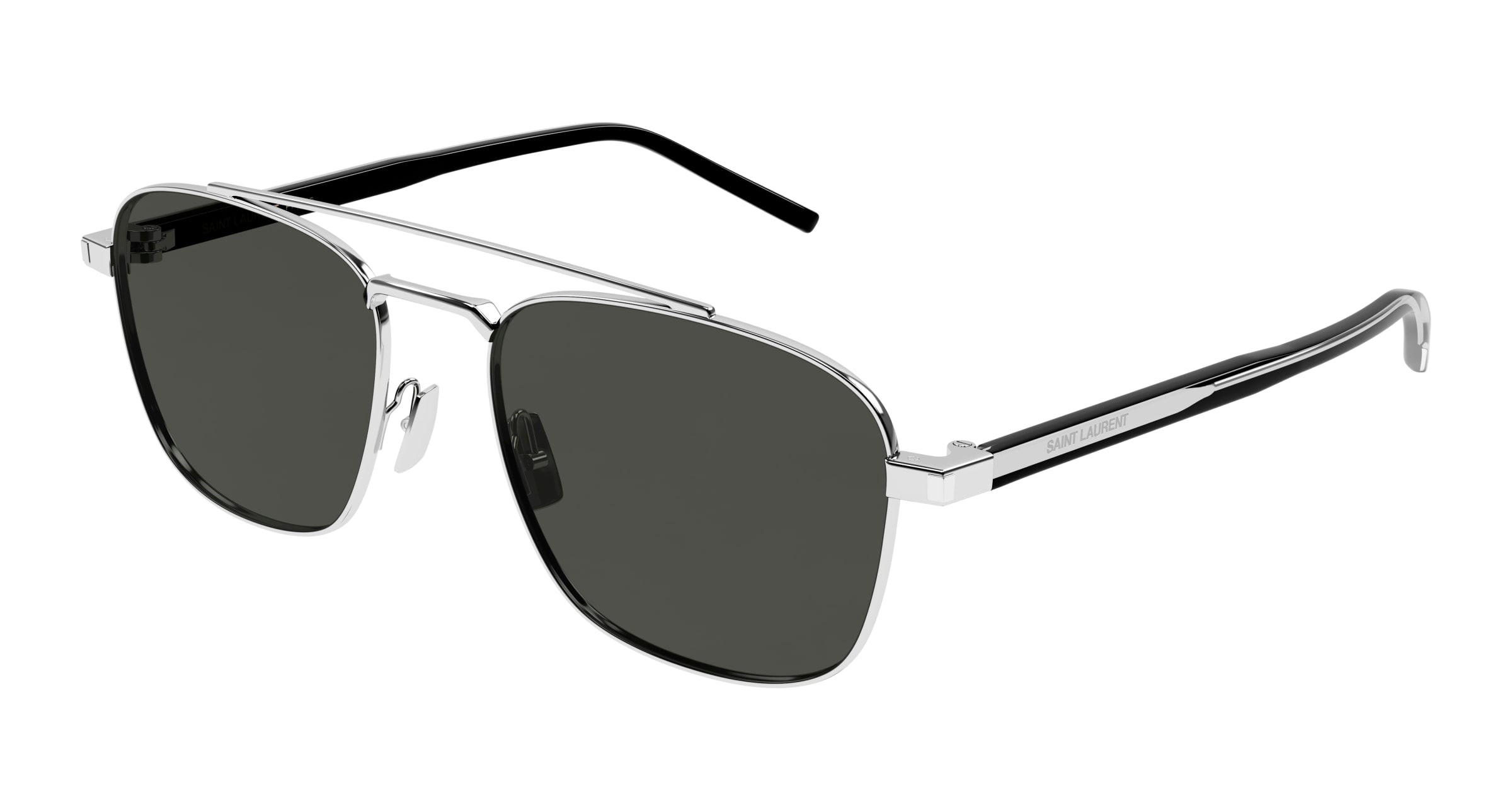 0889652485652 - Unisex SL 665 002 Gläser SONNENBRILLEN Metall Silber Grau Pilot