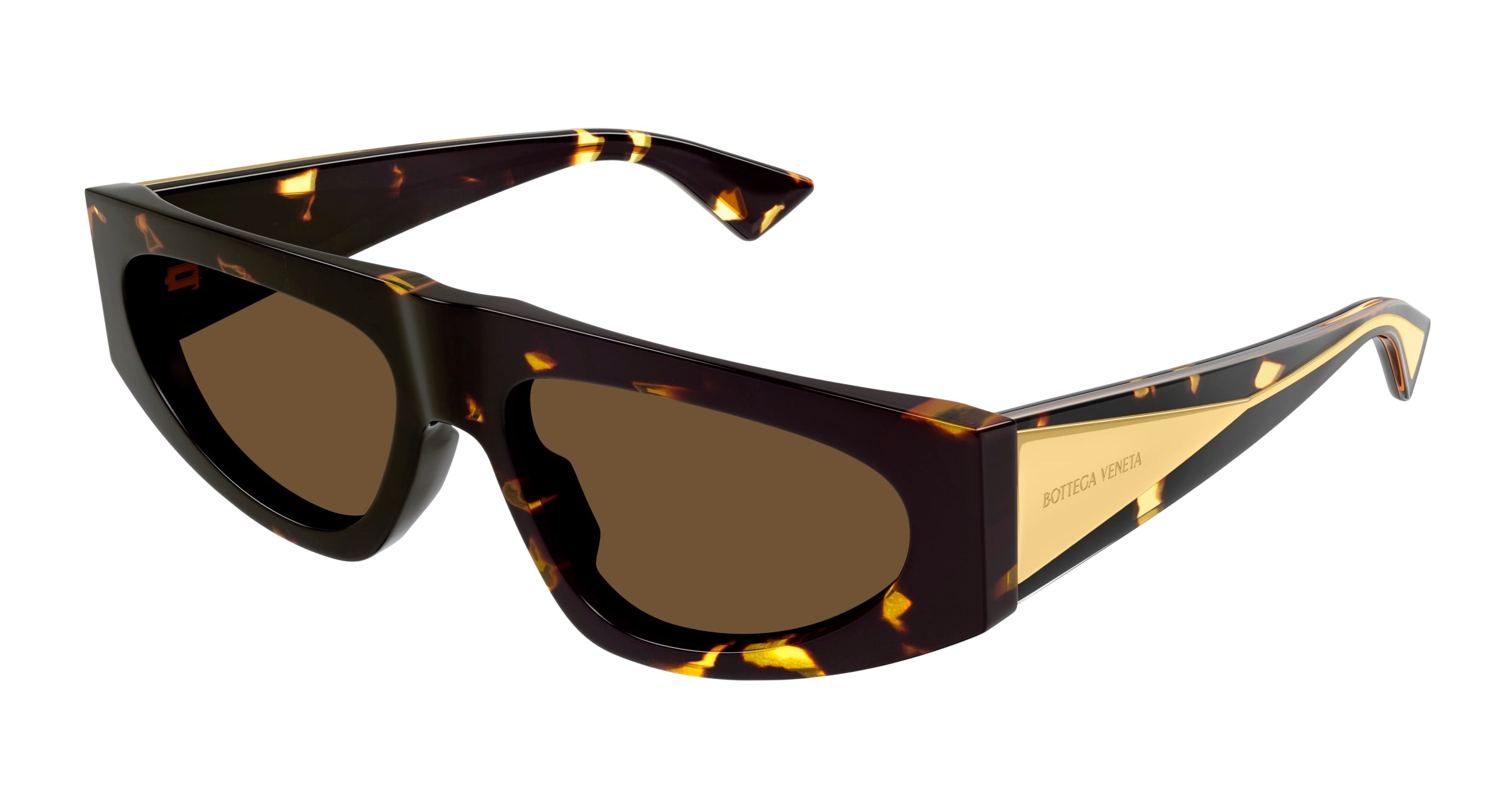 0889652485799 - Damen BV1277S 002 Gläser SONNENBRILLEN Acetat Havanna Braun Geometrisch