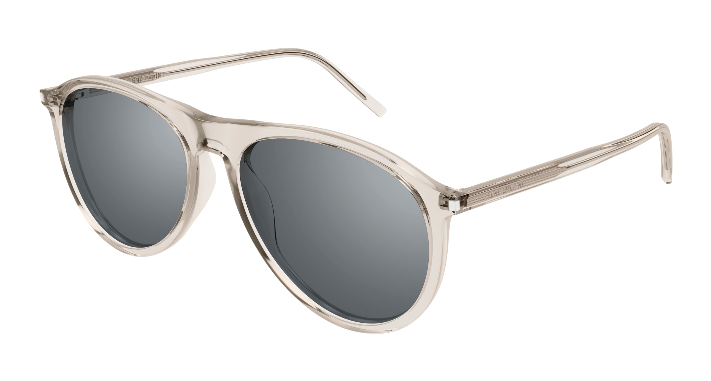 0889652487021 - Unisex SL 667 003 Gläser SONNENBRILLEN Acetat Beige Silber Pilot