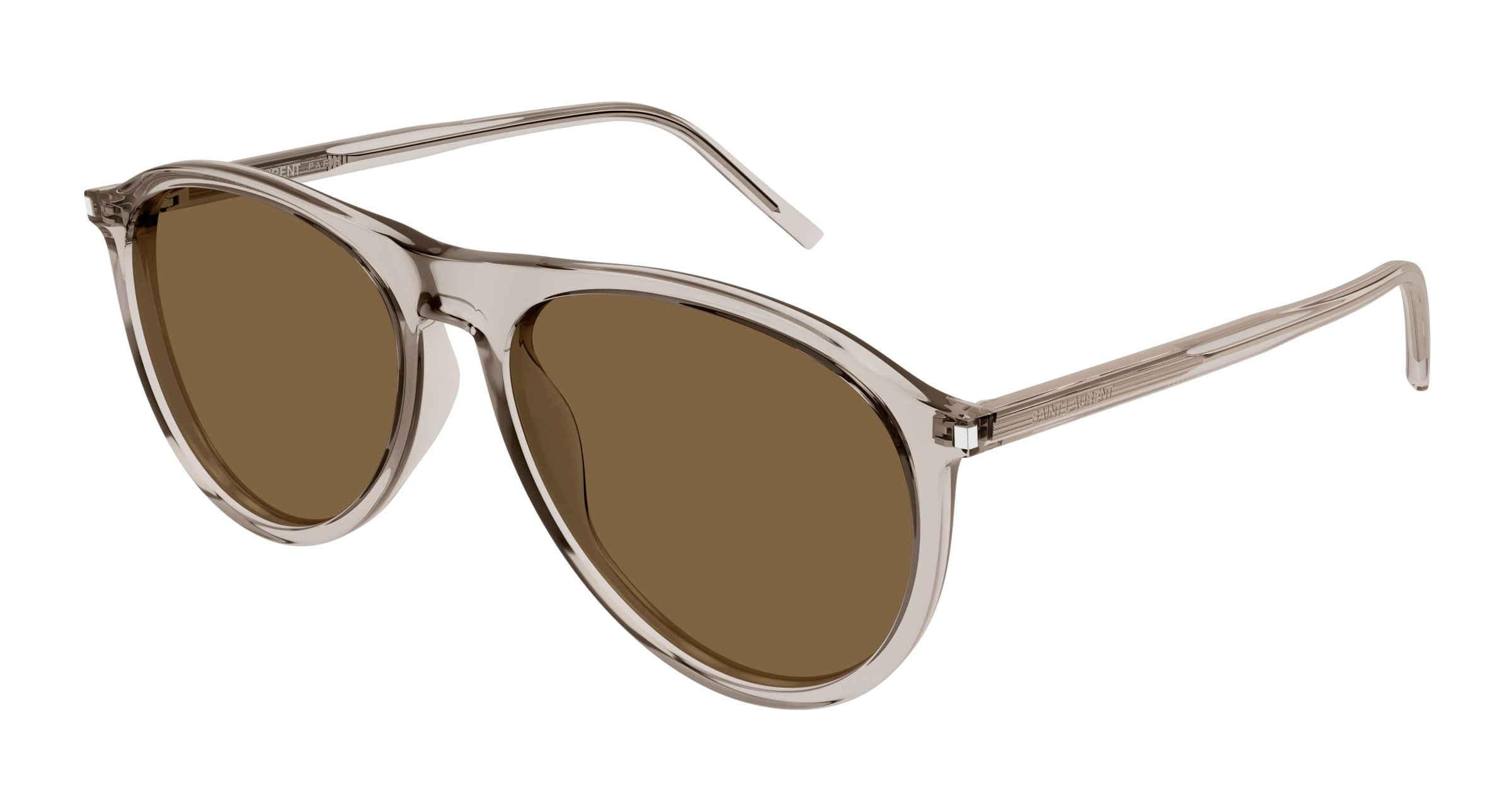 0889652487038 - Unisex SL 667 004 Gläser SONNENBRILLEN Acetat Beige Braun Pilot