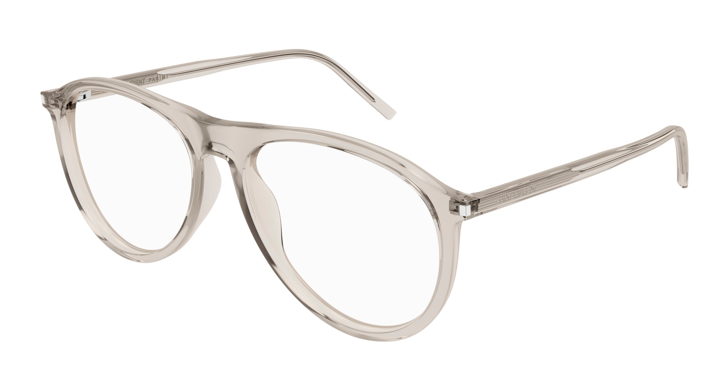 0889652487113 - Unisex SL 667 Opt 003 Rahmen von BRILLEN Acetat Beige Transparent Pilot