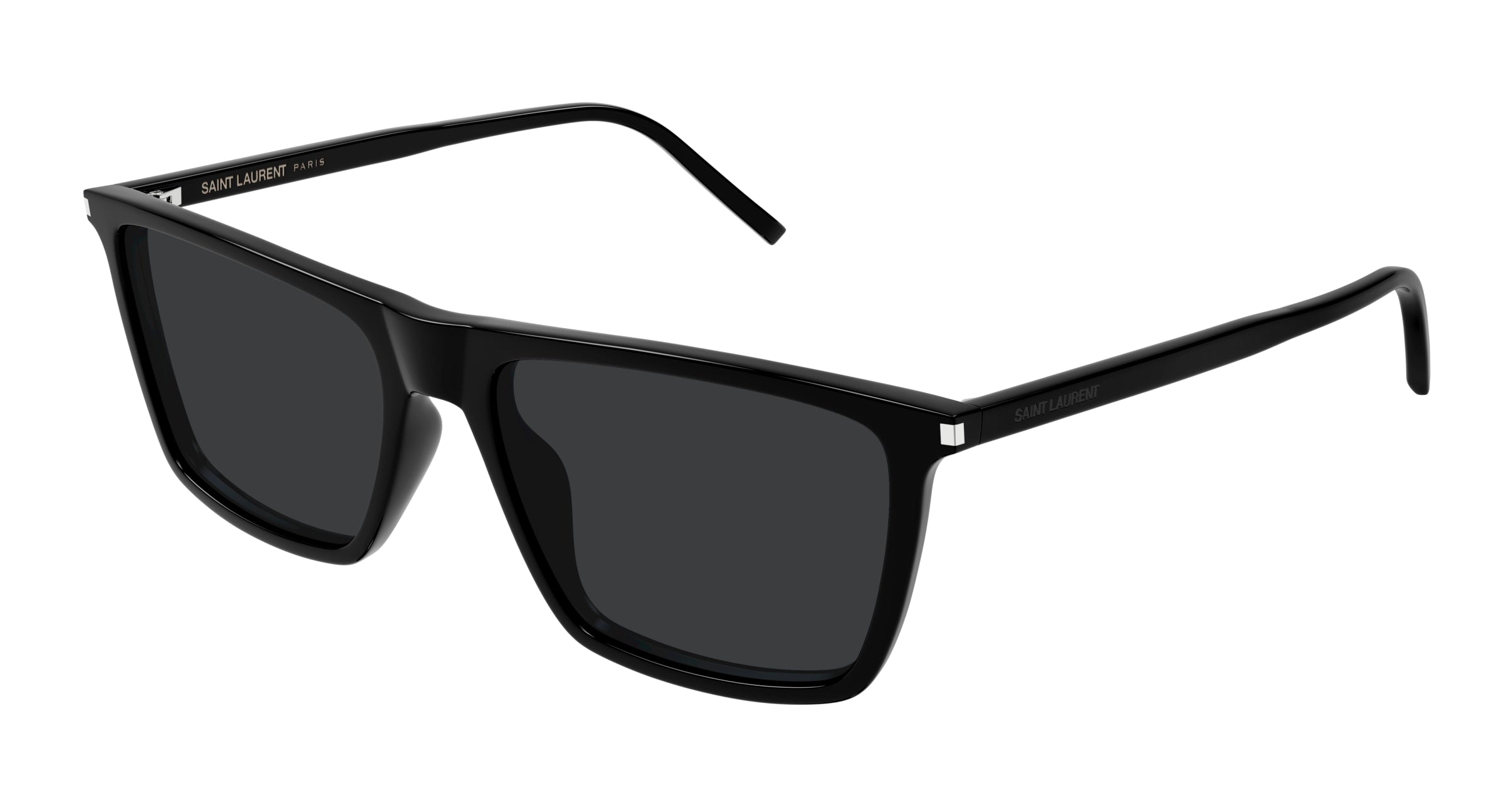 0889652487120 - Herren SL 668 001 Gläser SONNENBRILLEN Acetat Schwarz Schwarz Quadratisch