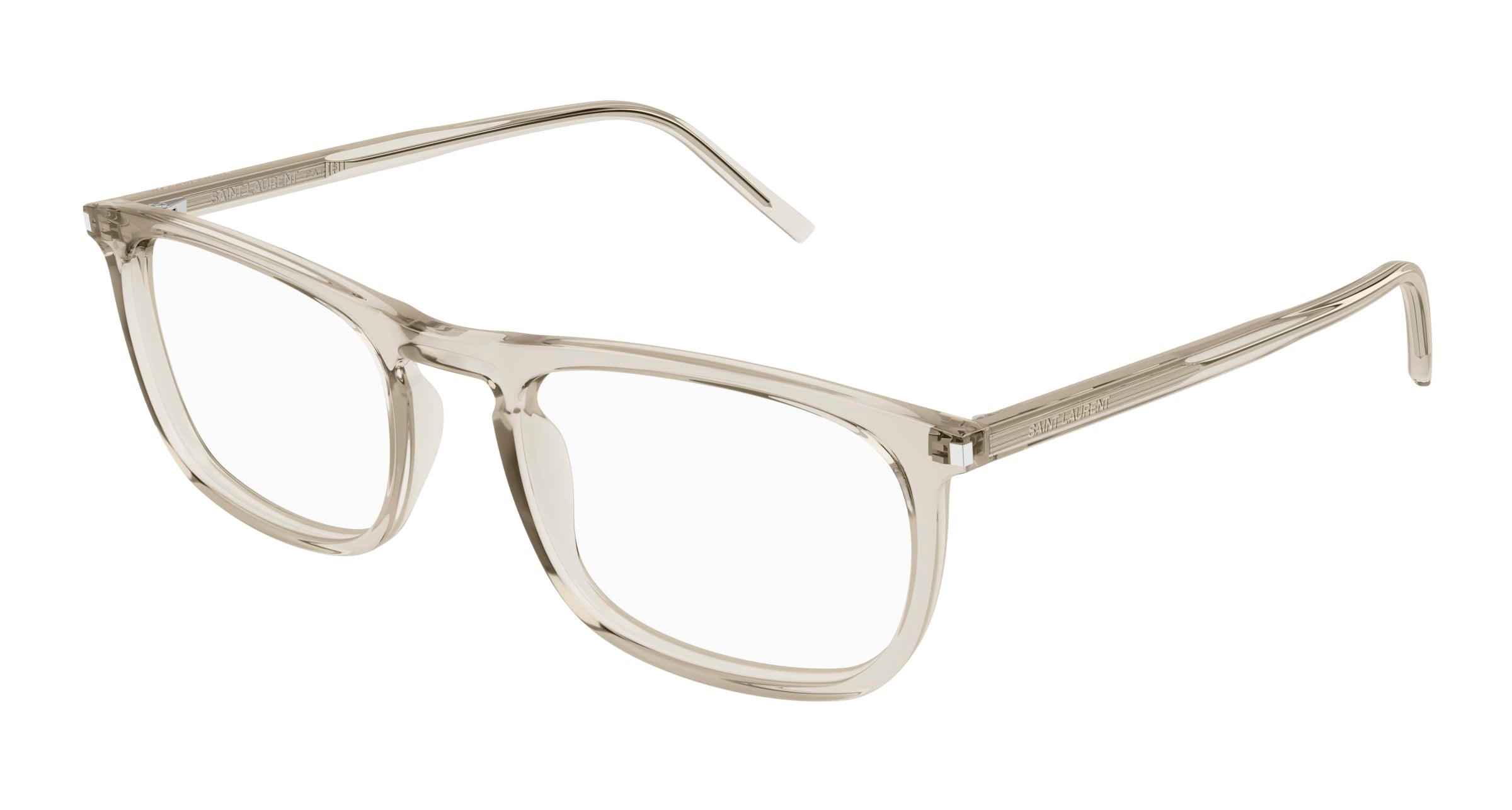 0889652487236 - Unisex SL 670 003 Rahmen von BRILLEN Acetat Beige Transparent Kreisel