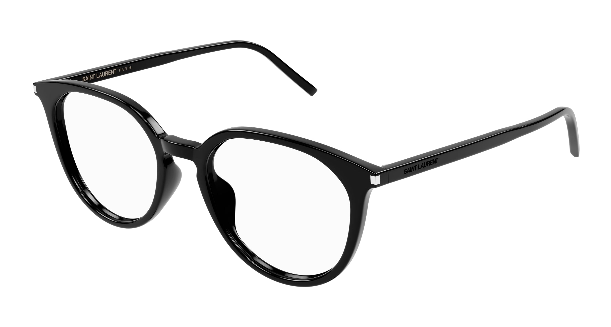 0889652487359 - Unisex SL 681 F 001 Rahmen von BRILLEN Acetat Schwarz Transparent Rund