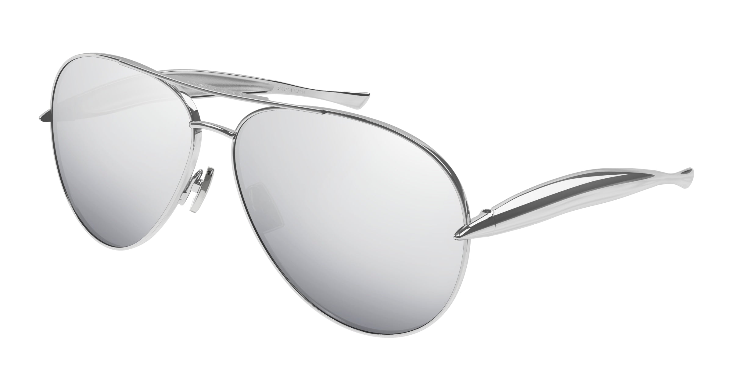 0889652491509 - Unisex BV1305S 003 Gläser SONNENBRILLEN Metall Silber Silber Pilot