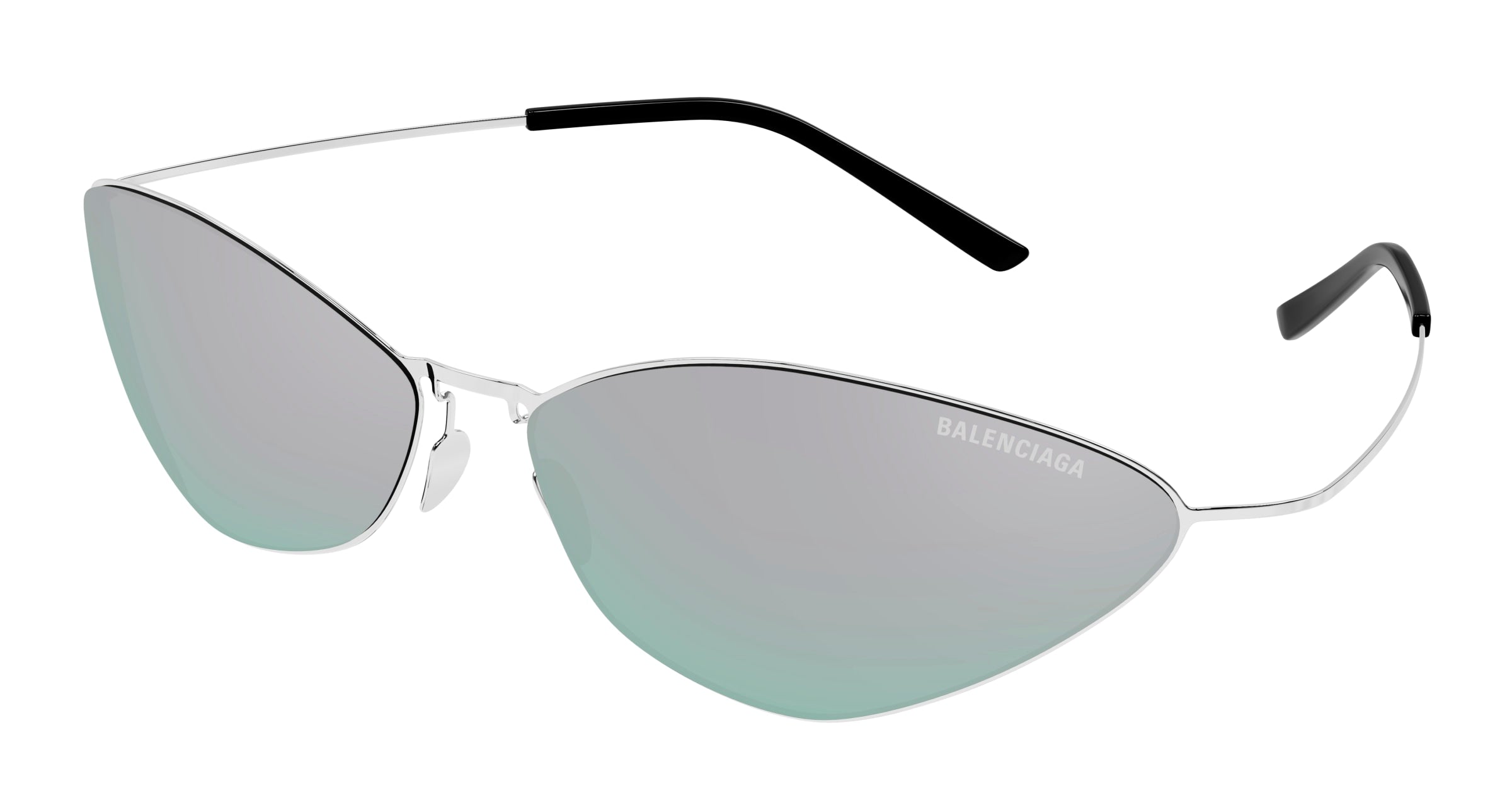 0889652507002 - Unisex BB0350S 004 Gläser SONNENBRILLEN Titan Silber Silber Cat Eye