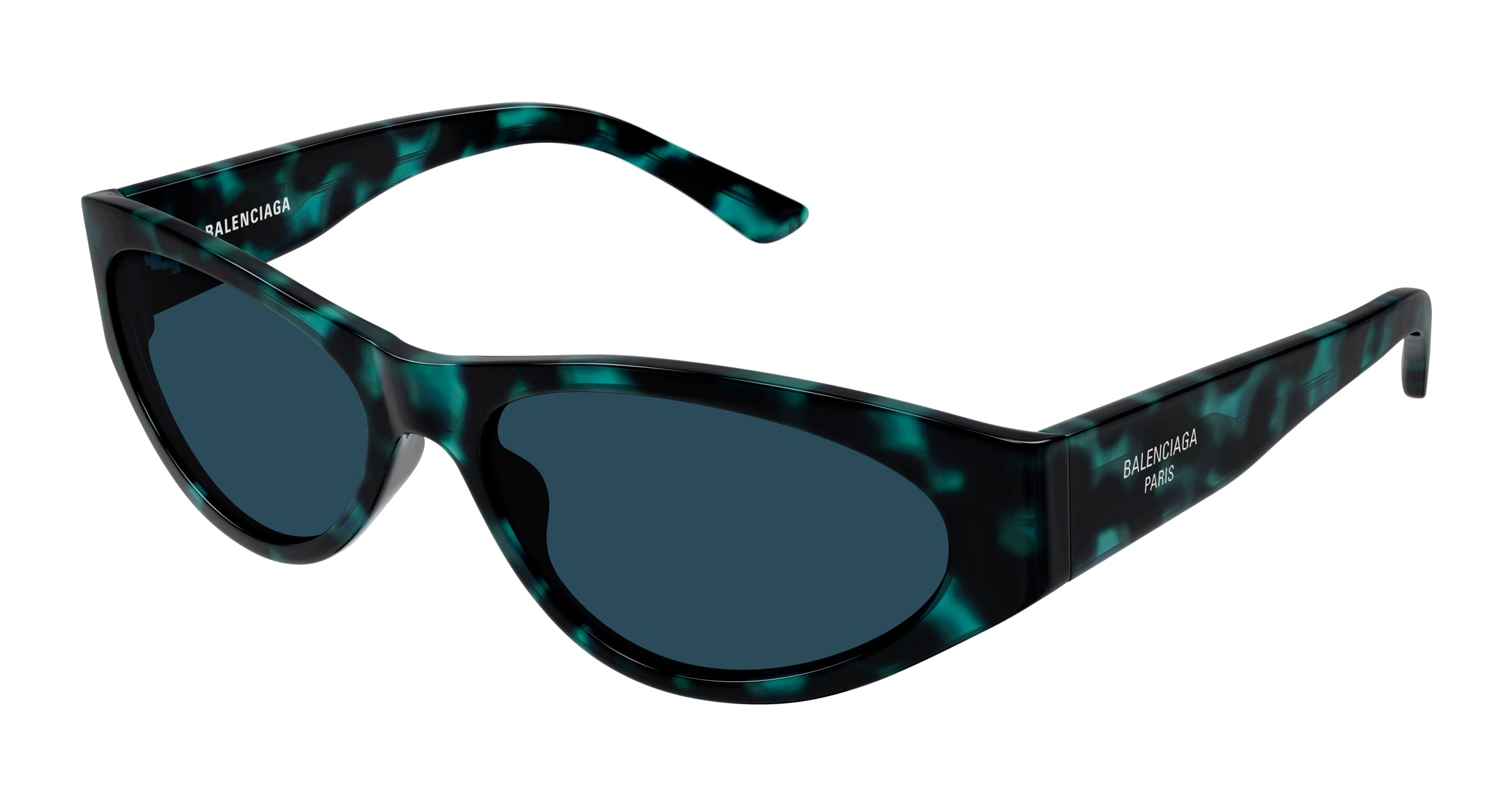 0889652507743 - Damen BB0367S 003 Gläser SONNENBRILLEN Acetat Havanna Blau Rund