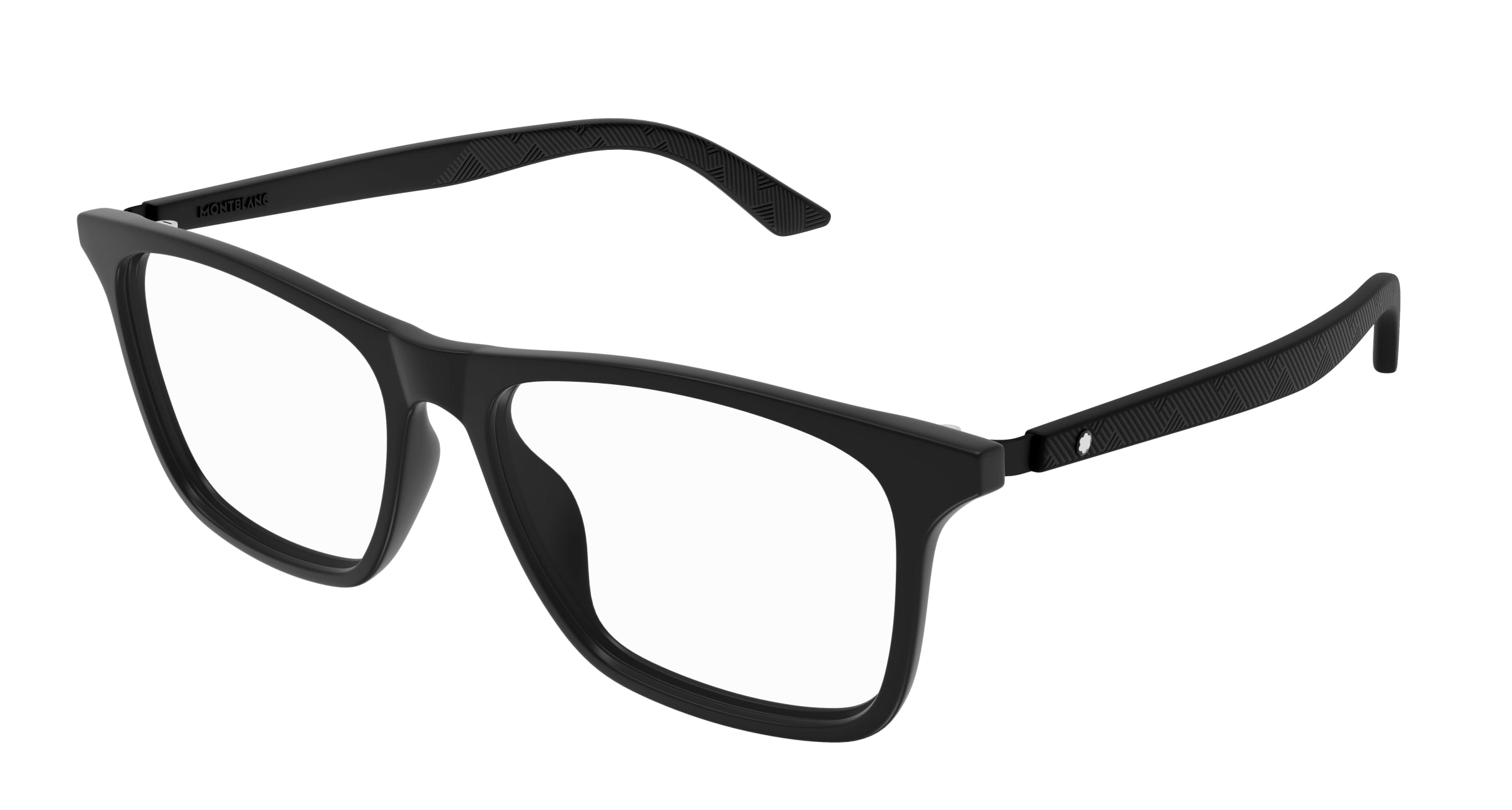 0889652511177 - Herren MB0359O 001 Rahmen von BRILLEN Acetat Schwarz Transparent Quadratisch