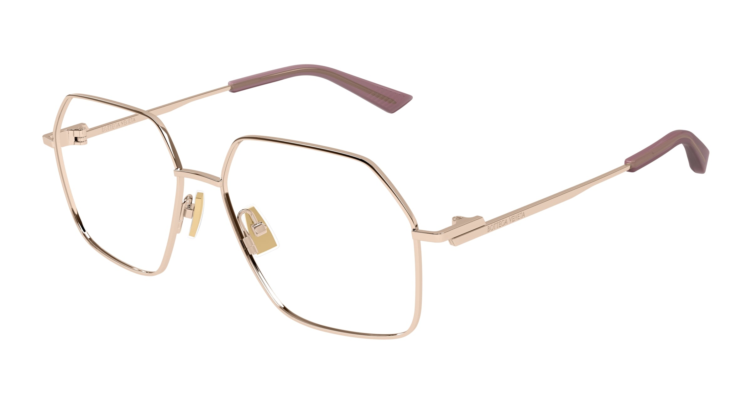 0889652512938 - Damen BV1332O 004 Rahmen von BRILLEN Metall Gold Transparent Quadratisch