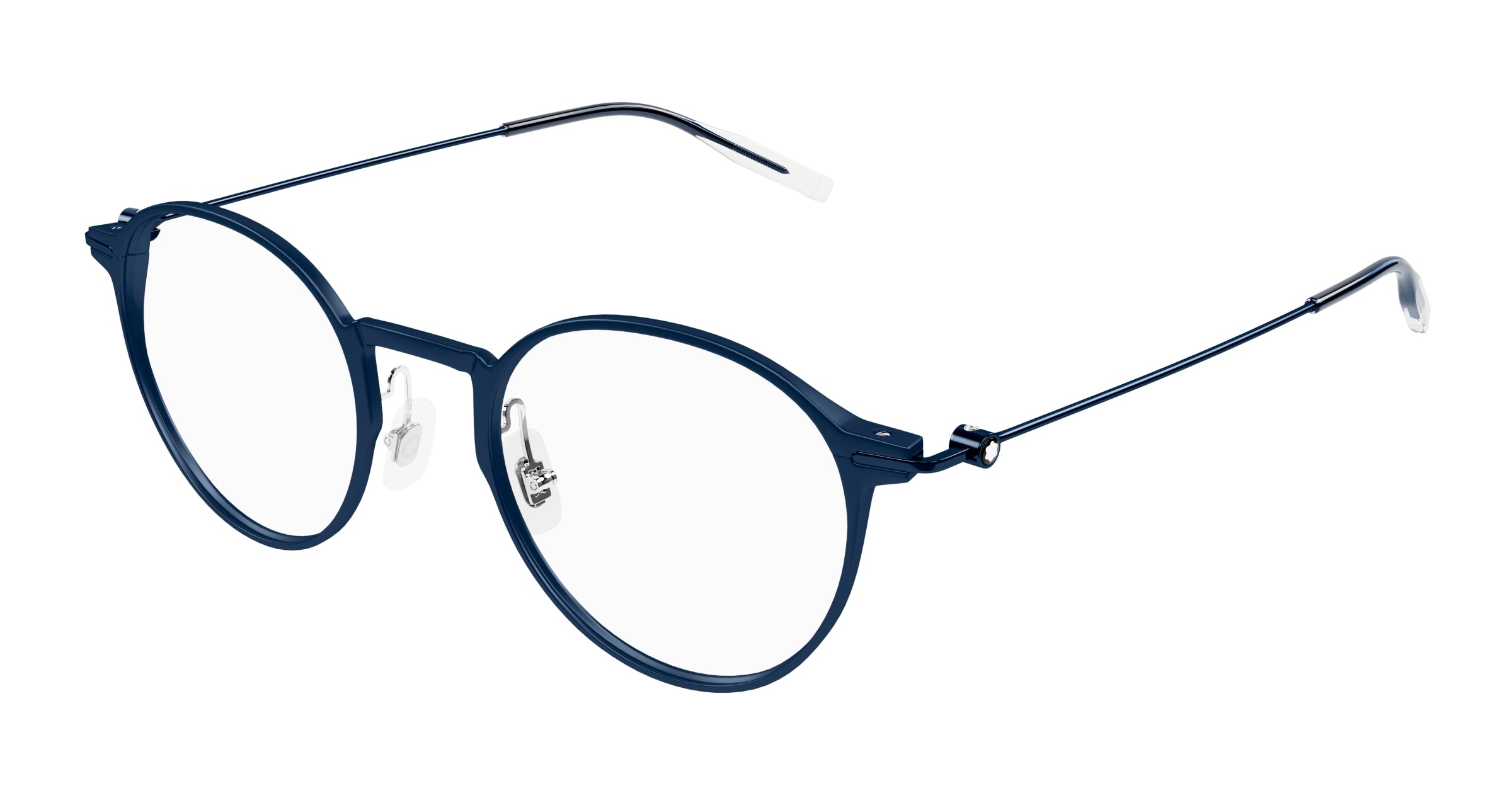 0889652514017 - Herren MB0357O 004 Rahmen von BRILLEN Blau Transparent Rund 0889652514017 - Herren MB0357O 004 Rahmen von BRILLEN Blau Transparent Rund