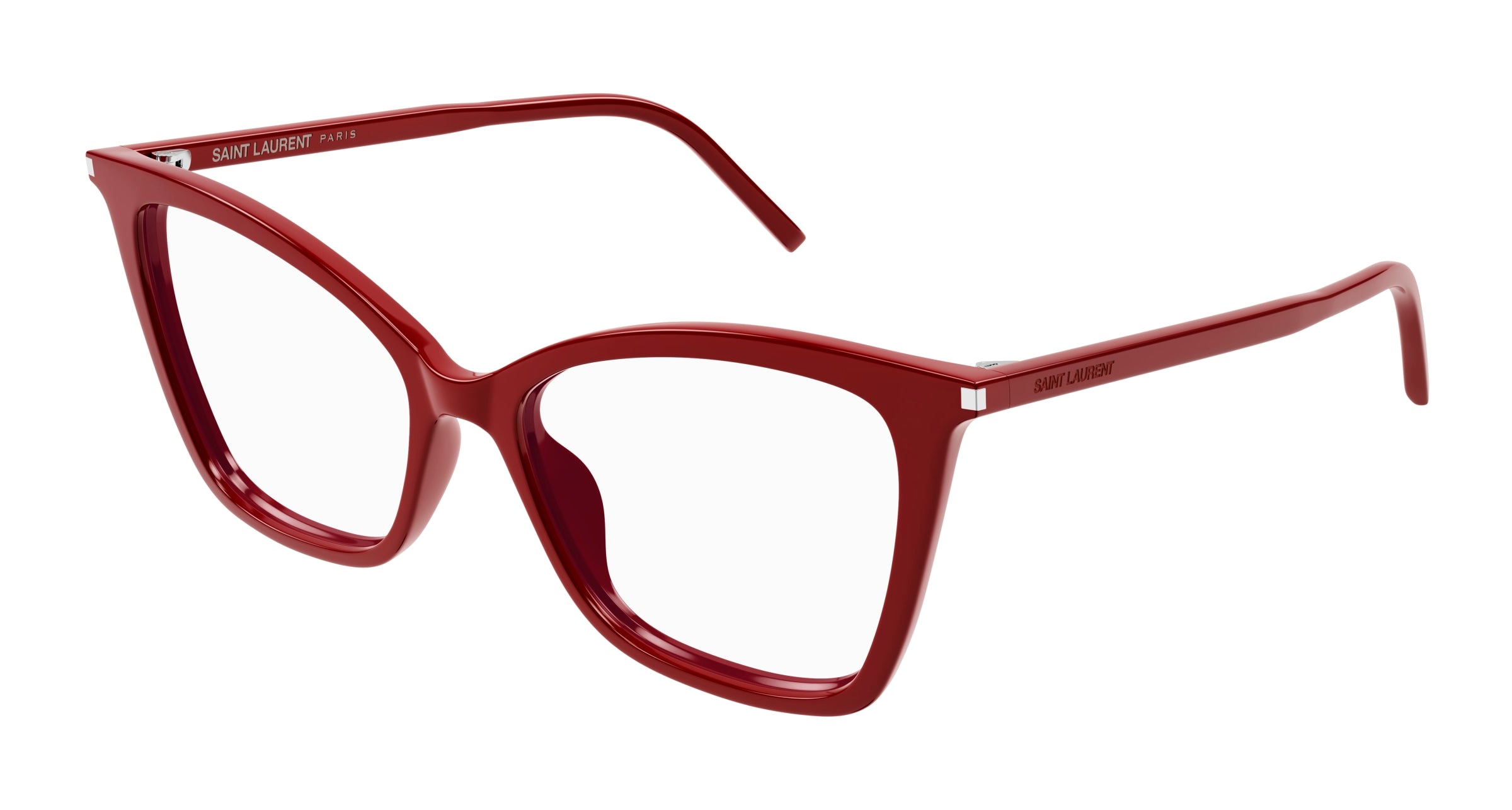 0889652522012 - Damen SL 386 018 Rahmen von BRILLEN Acetat Rot Transparent Cat Eye