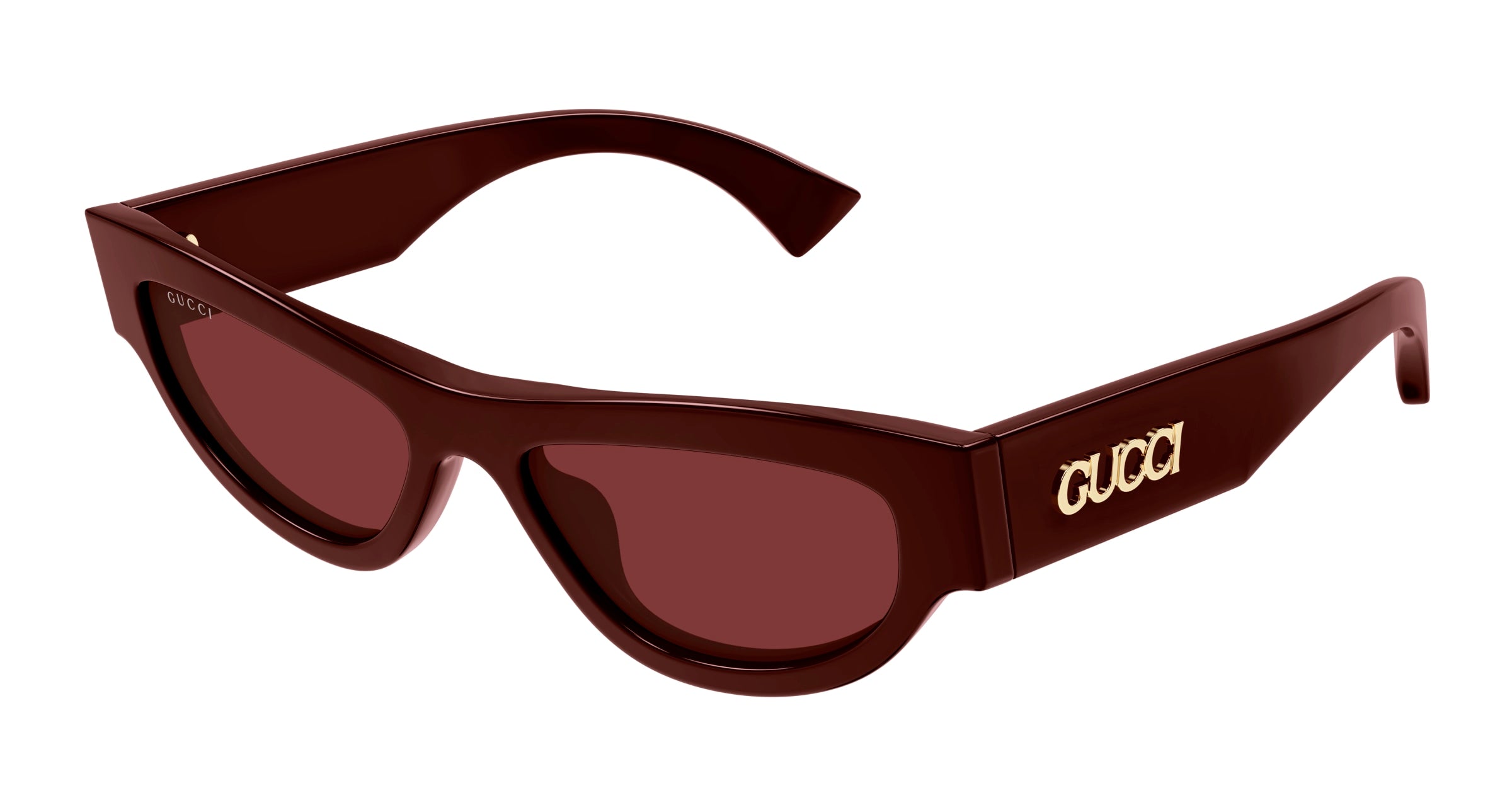 0889652527710 - Damen GG1834S 003 Sonnenbrillen Acetat Bordeaux Rot Cat Eye 0889652527710 - Damen GG1834S 003 Sonnenbrillen Acetat Bordeaux Rot Cat Eye