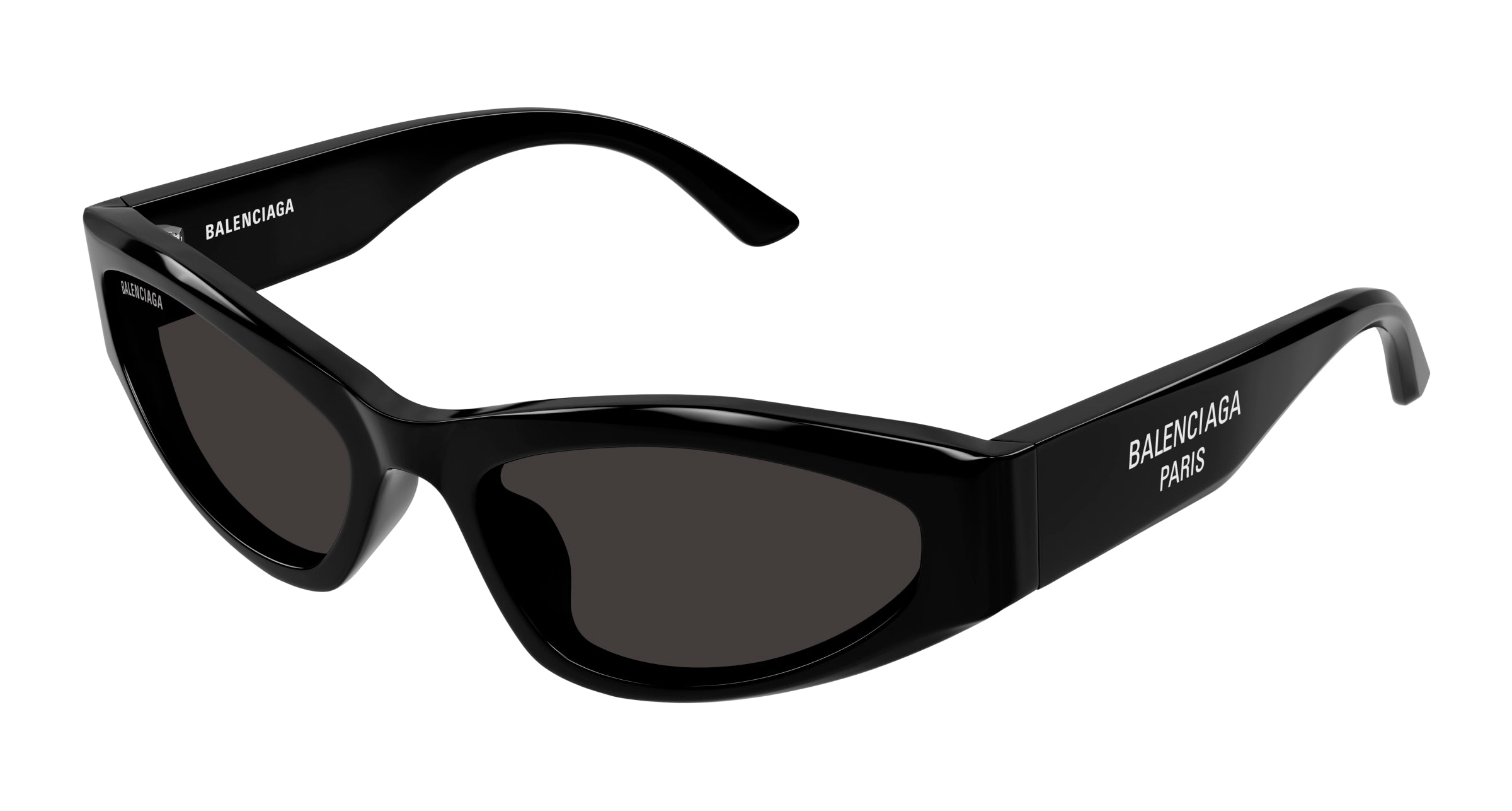 0889652532097 - Damen BB0387S 001 Gläser SONNENBRILLEN Acetat Schwarz Grau Geometrisch