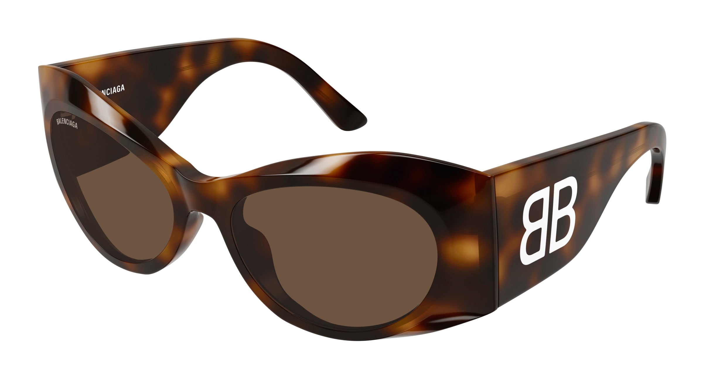 0889652532394 - Damen BB0394S 002 Gläser SONNENBRILLEN Acetat Havanna Braun Schmetterling