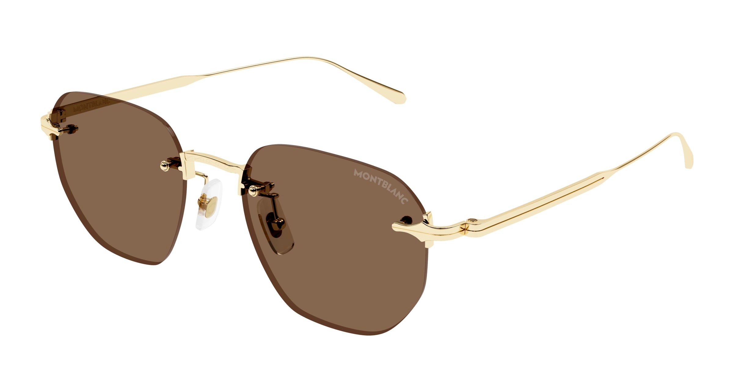 0889652542829 - Herren MB0405S 002 Gläser SONNENBRILLEN Metall Gold Braun Rund 0889652542829 - Herren MB0405S 002 Gläser SONNENBRILLEN Metall Gold Braun Rund