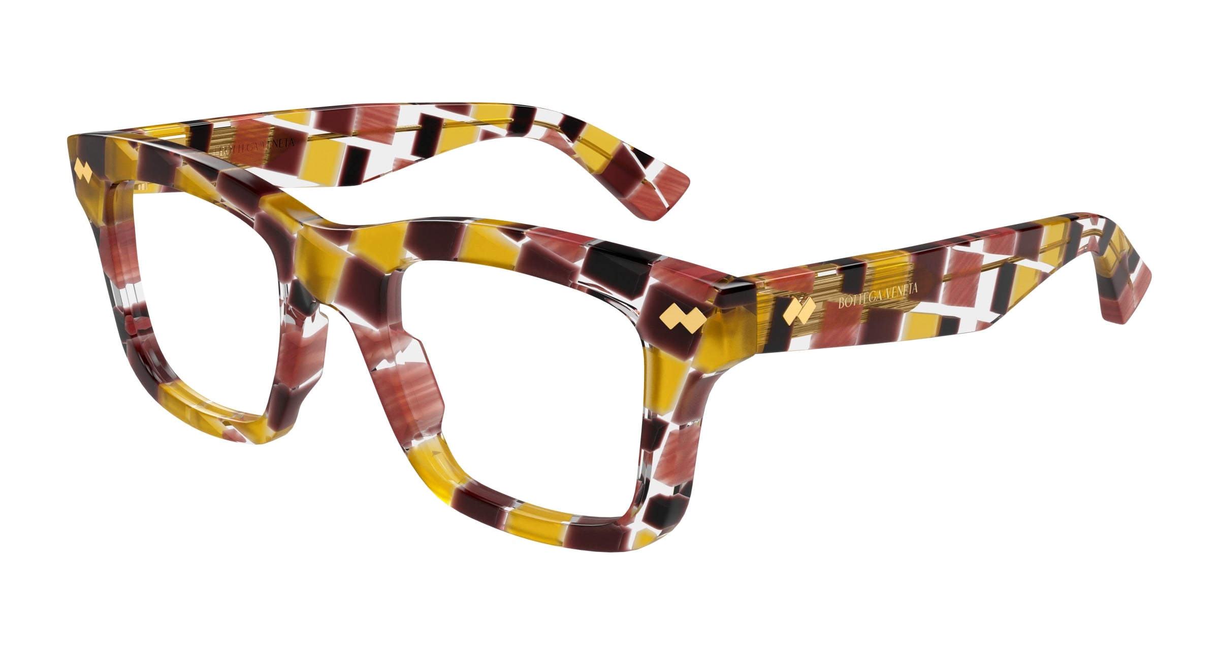 0889652545110 - Damen BV1353O 007 Rahmen von BRILLEN Acetat  Transparent Quadratisch
