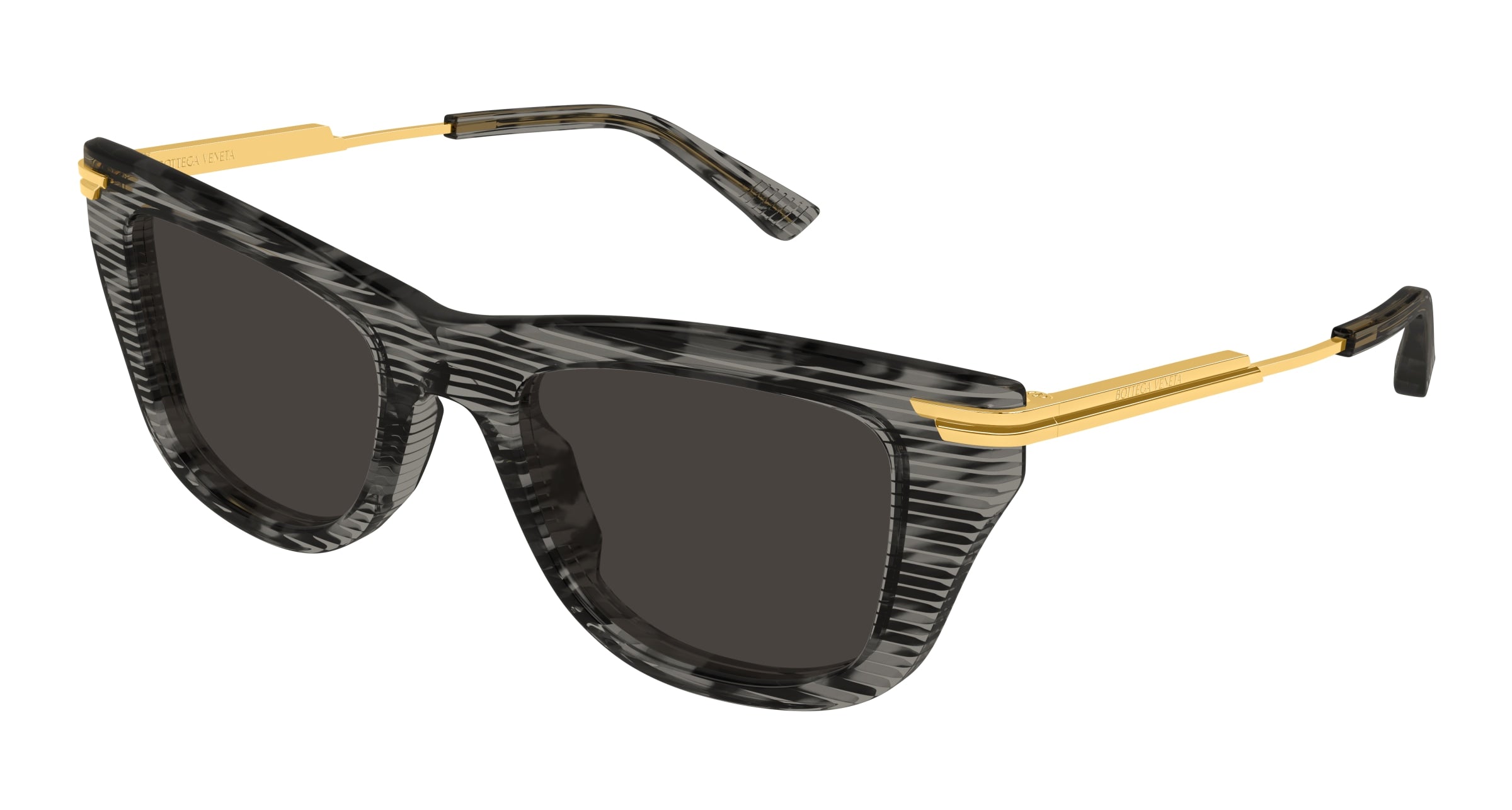 0889652545905 - Damen BV1369S 003 Gläser SONNENBRILLEN Acetat Havanna Grau Quadratisch