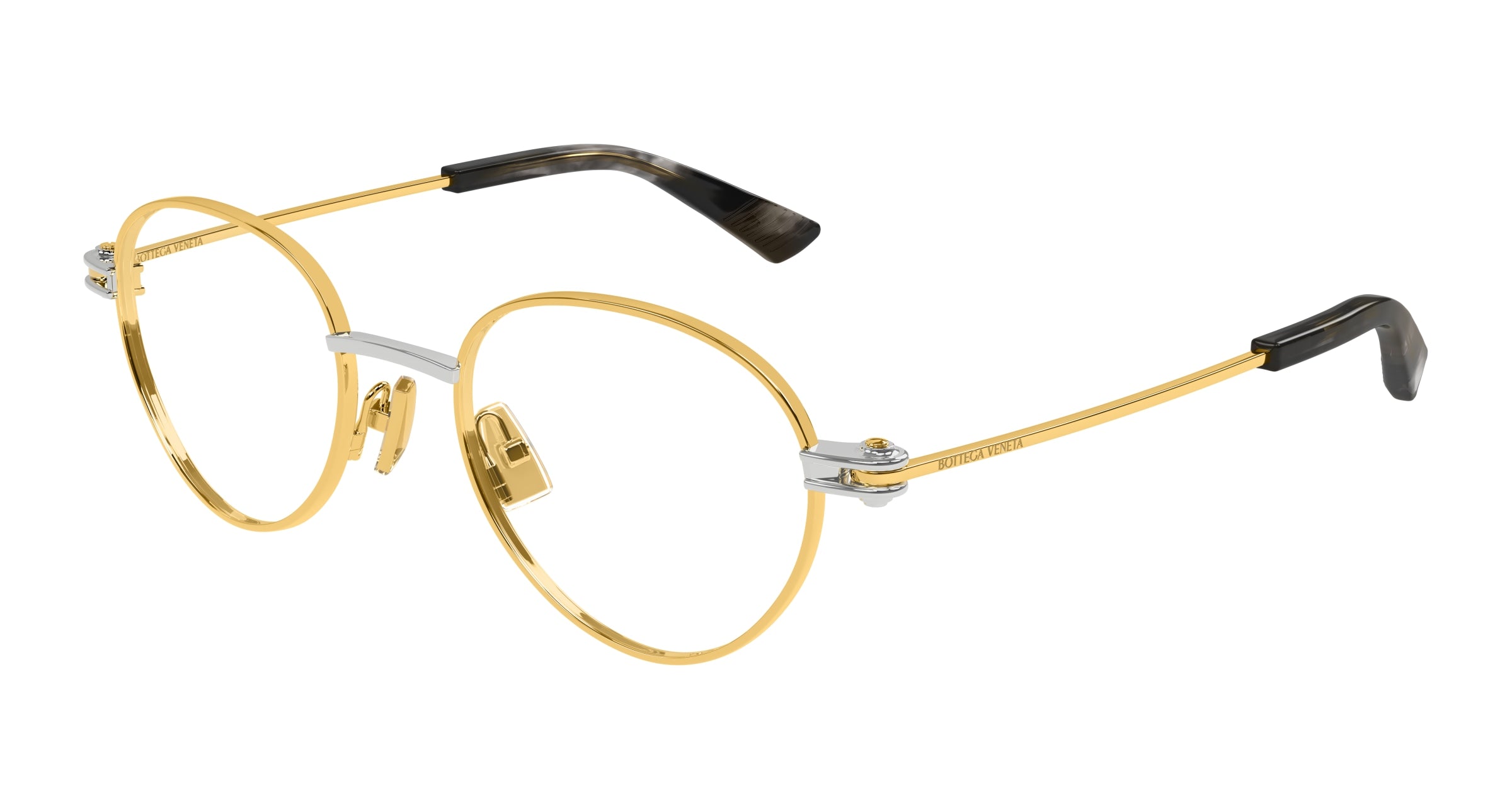 0889652546421 - Unisex BV1382O 002 Rahmen von BRILLEN Metall Gold Transparent Rund 0889652546421 - Unisex BV1382O 002 Rahmen von BRILLEN Metall Gold Transparent Rund