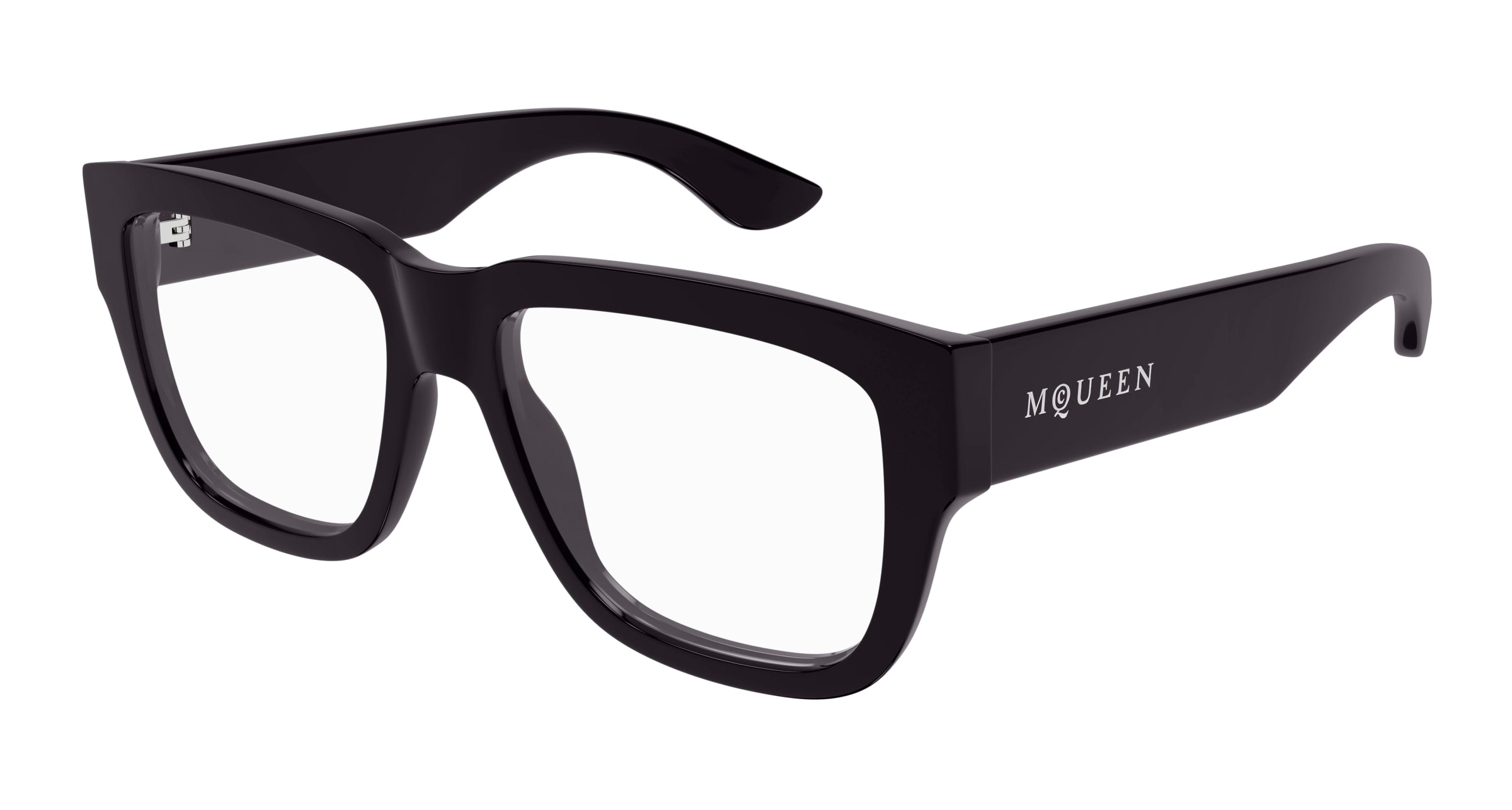 0889652550619 - Alexander McQueen Unisex AM0510O 004 Rahmen von BRILLEN Acetat Violett Transparent Quadratisch 0889652550619 - Alexander McQueen Unisex AM0510O 004 Rahmen von BRILLEN Acetat Violett Transparent Quadratisch