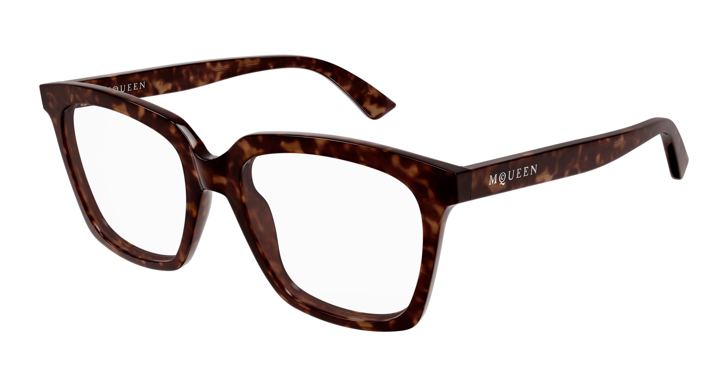 0889652550718 - Alexander McQueen Damen AM0513O 002 Rahmen von BRILLEN Acetat Havanna Transparent Cat Eye 0889652550718 - Alexander McQueen Damen AM0513O 002 Rahmen von BRILLEN Acetat Havanna Transparent Cat Eye
