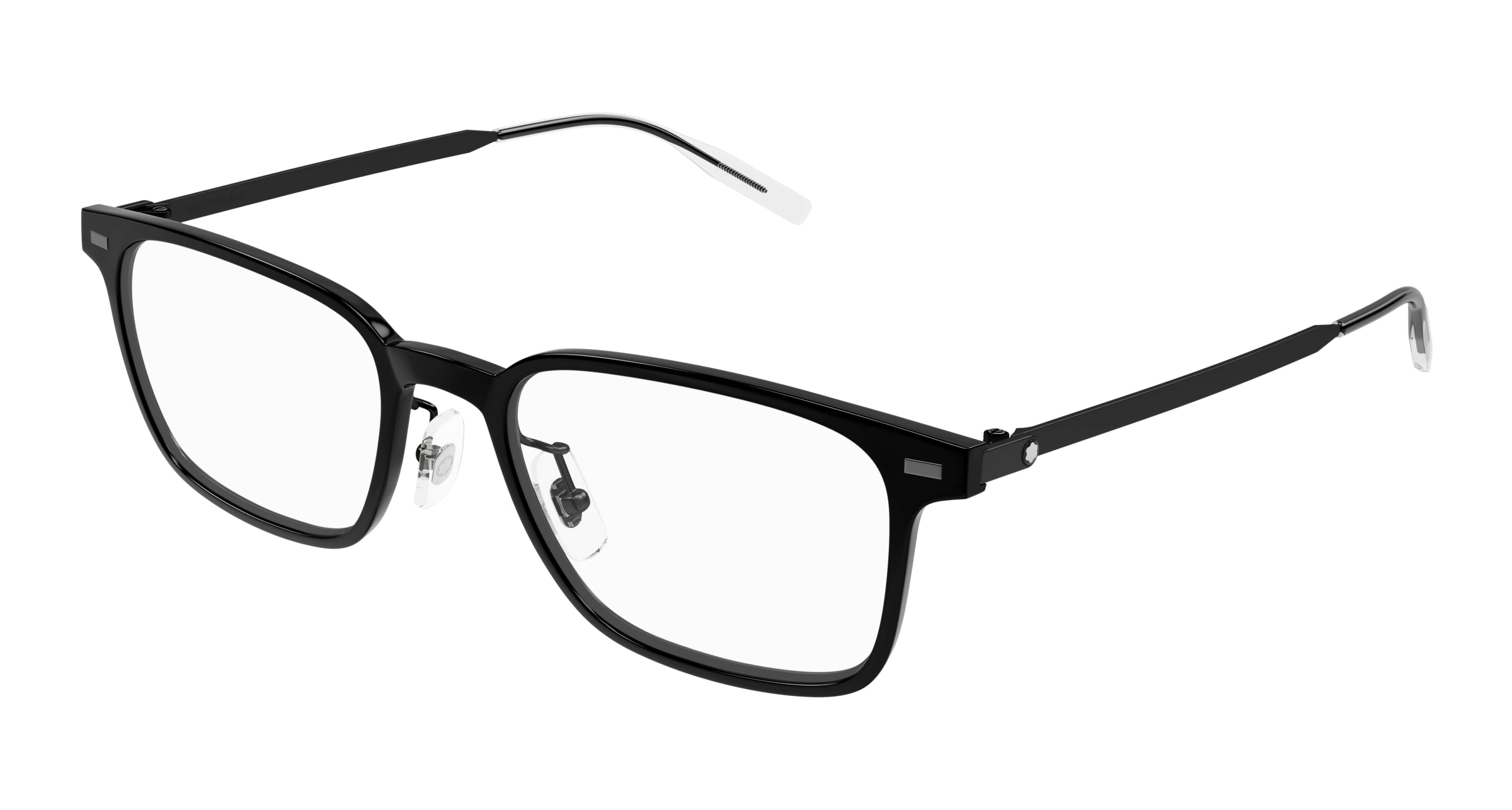 0889652571584 - Herren MB0394ON 002 Rahmen von BRILLEN Injiziert Schwarz Transparent Quadratisch 0889652571584 - Herren MB0394ON 002 Rahmen von BRILLEN Injiziert Schwarz Transparent Quadratisch