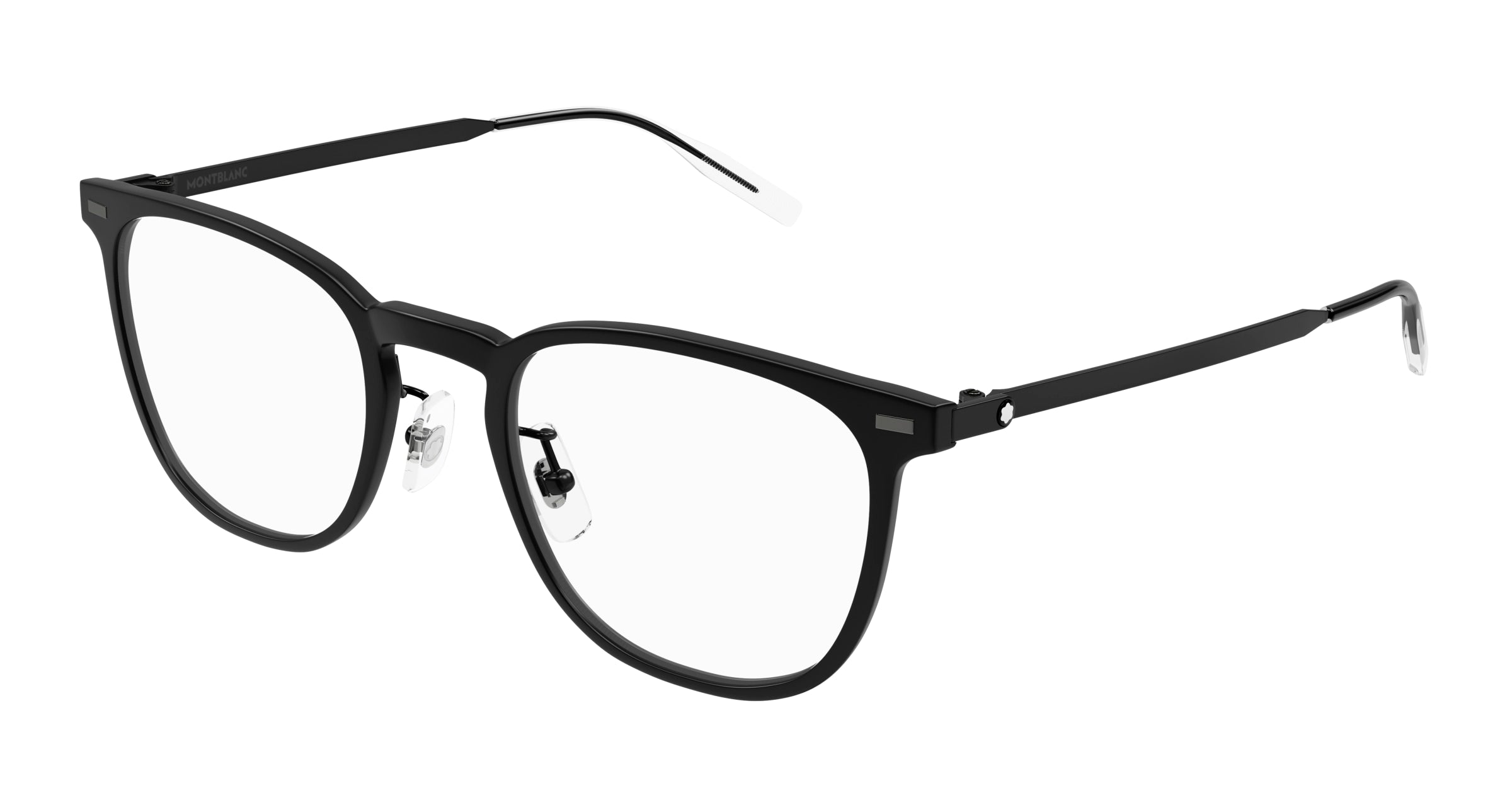 0889652571669 - Herren MB0393ON 002 Rahmen von BRILLEN Injiziert Schwarz Transparent Quadratisch 0889652571669 - Herren MB0393ON 002 Rahmen von BRILLEN Injiziert Schwarz Transparent Quadratisch