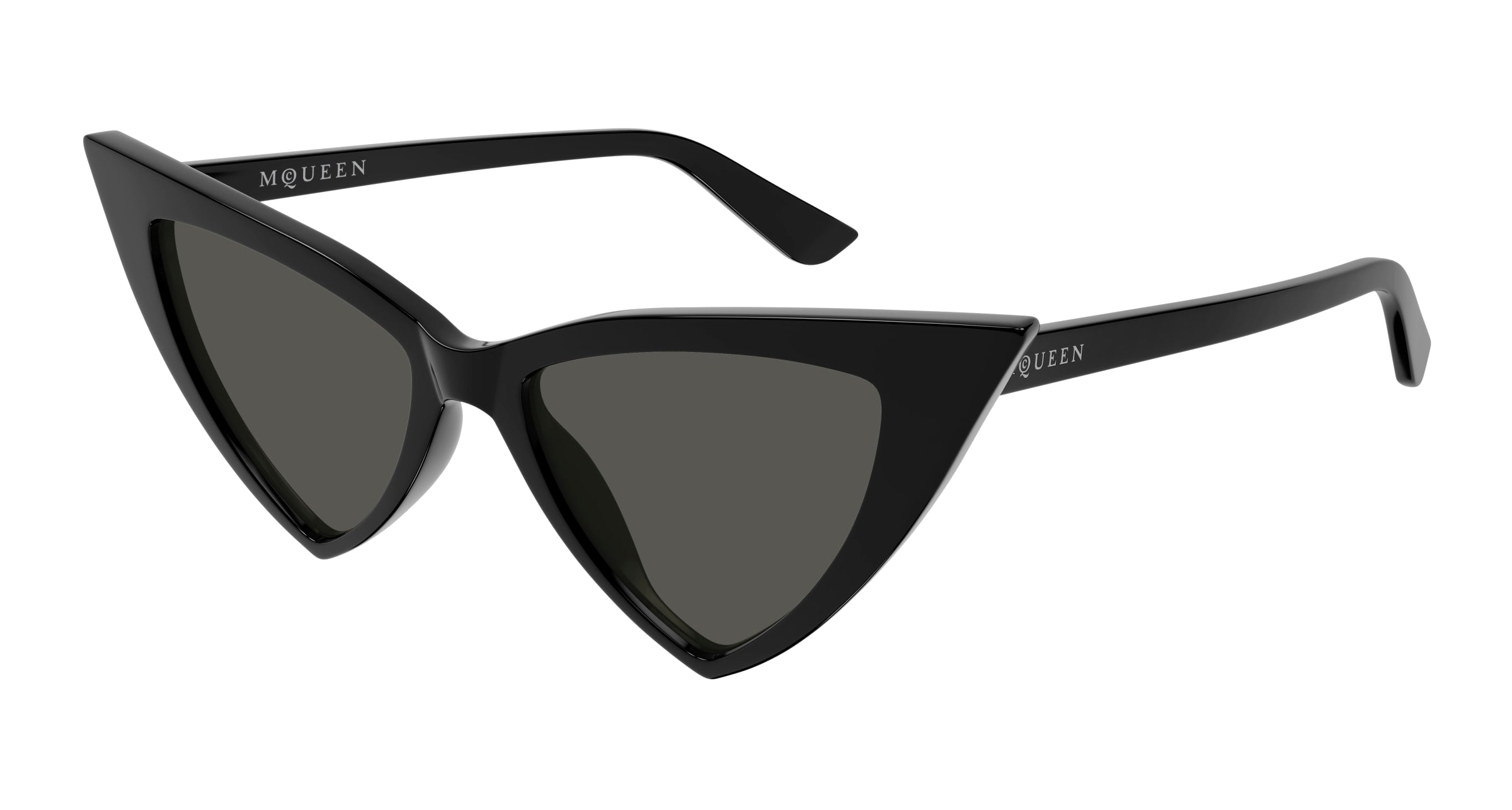 0889652573199 - Alexander McQueen Damen AM0518S 002 Gläser SONNENBRILLEN Acetat Schwarz Grau Cat Eye