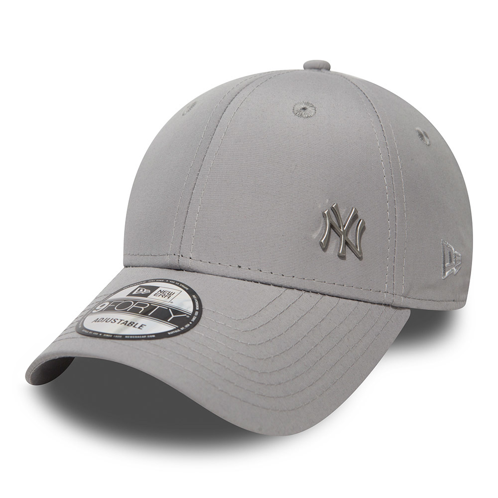 0889675951547 - New Era MLB Flawless Logo 9Forty Adjustable Cap NY YANKEES Grau 0889675951547 - New Era MLB Flawless Logo 9Forty Adjustable Cap NY YANKEES Grau