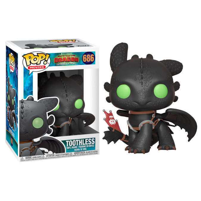 0889698363556 - Figurine Pop How to Train your Dragon 3 Toothless