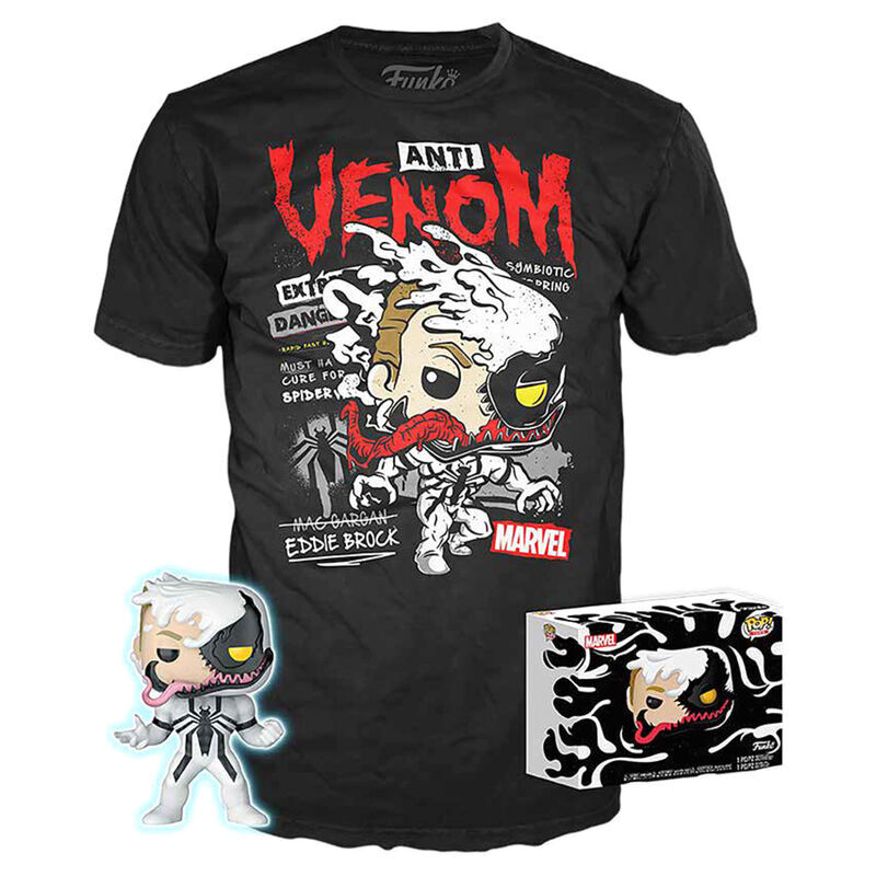 0889698367554 - Figurine POP & T-shirt Marvel Anti-Venom