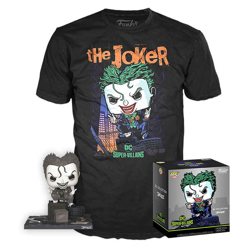 0889698381703 - Figurine POP & T-shirt DC Comics Jim Lee Joker