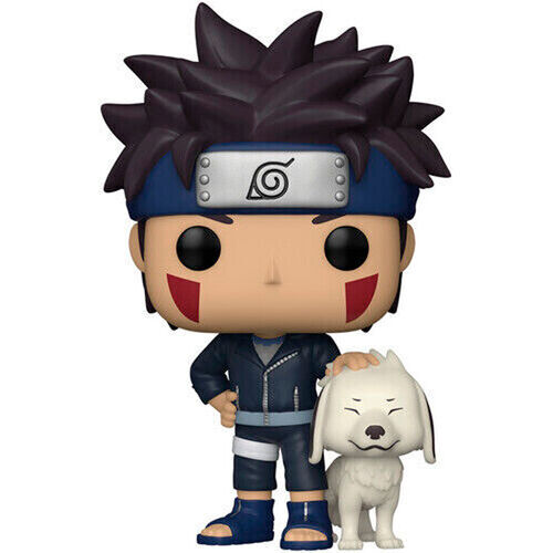 0889698498043 - Figurine POP Naruto Shippuden Kiba with Akamaru