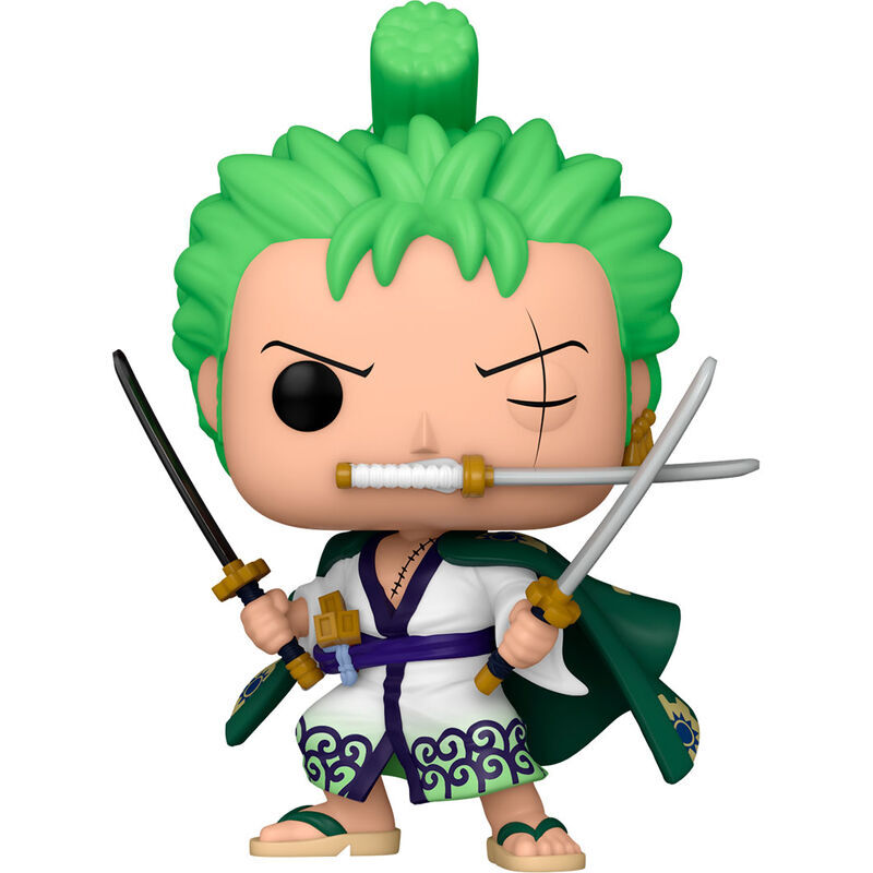 0889698544627 - Roronoa Zoro Vinyl Figur 923 Funko Pop! multicolor