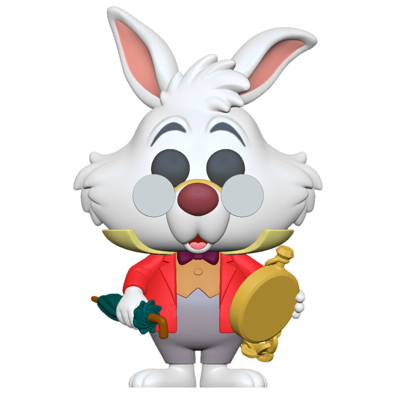 0889698557399 - Figurine Pop Disney Alice in Wonderland 70th White Rabbit with Watch 0889698557399 - Figurine Pop Disney Alice in Wonderland 70th White Rabbit with Watch