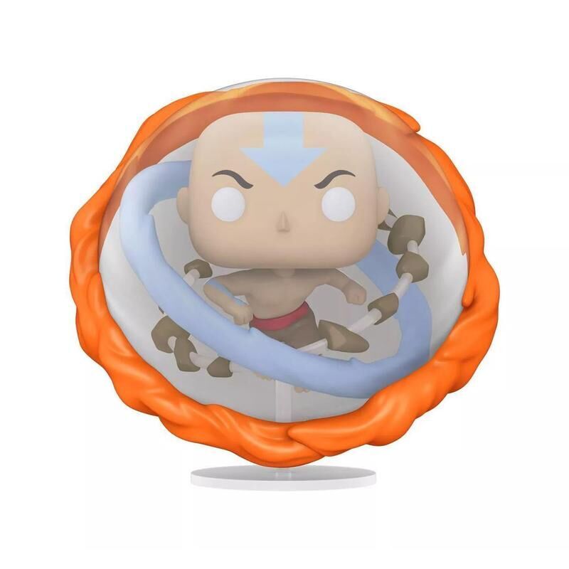 0889698569699 - Figurine Pop Avatar Aang All Elements Glow in The Dark Exclusive