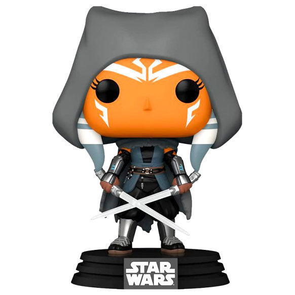 0889698582858 - Figurine Pop Star Wars The Mandalorian Ahsoka Hooded Exclusive