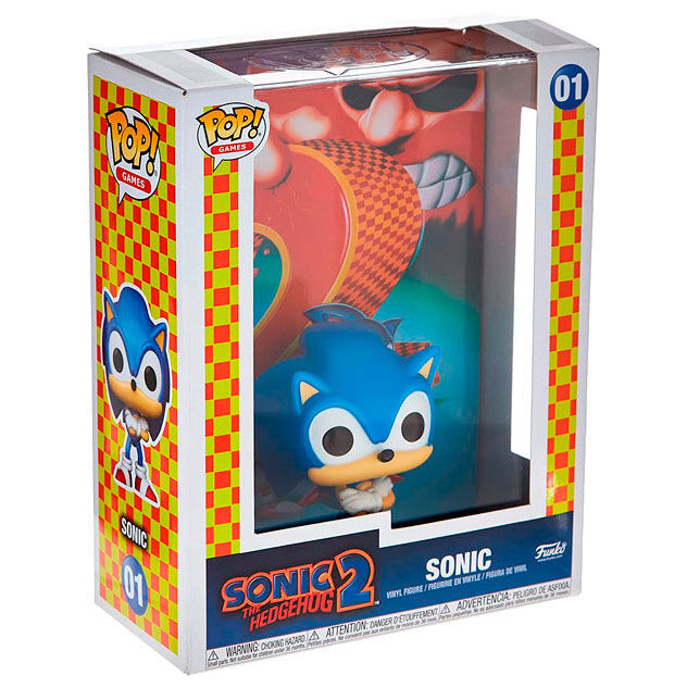 0889698591775 - Figurine Pop Game Cover Sonic Exclusive