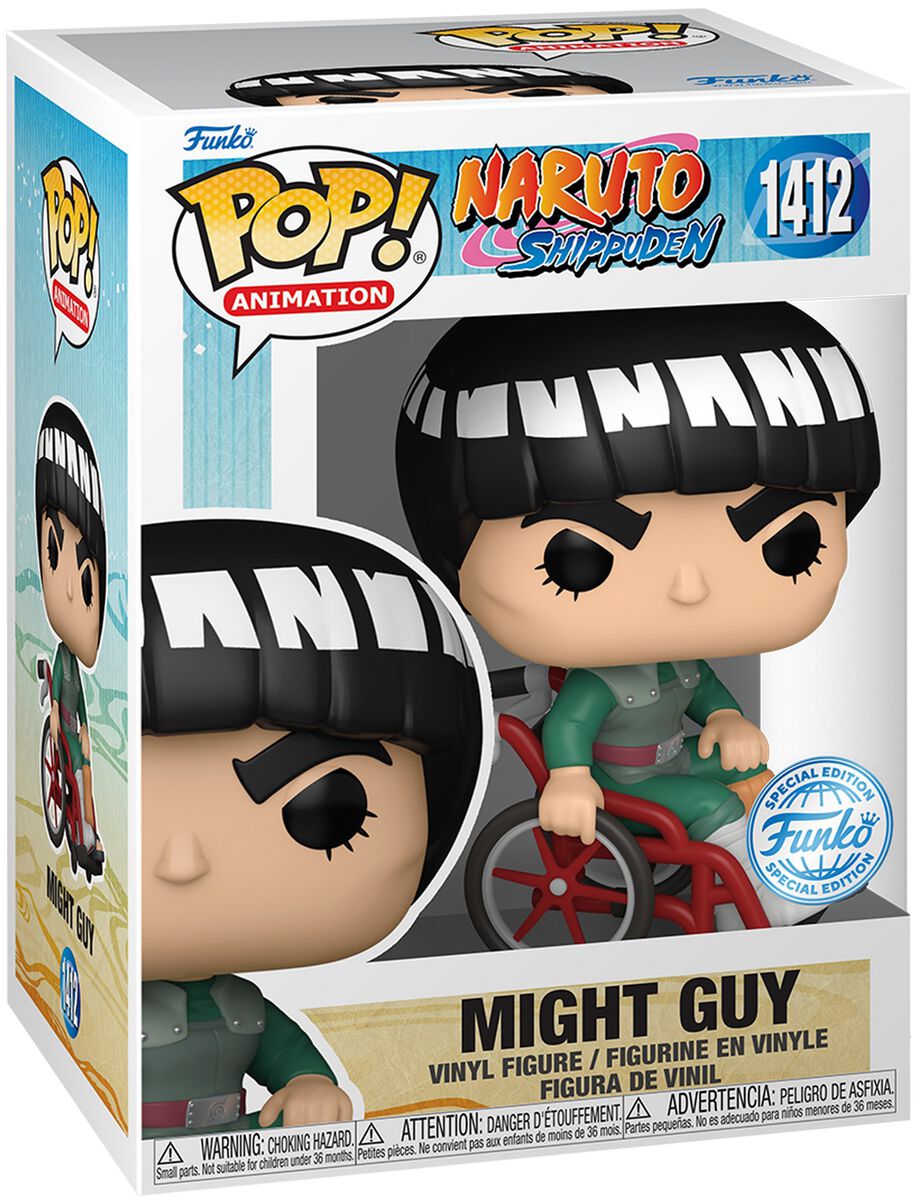 0889698610513 - Might Guy Vinyl Figur 1412 Funko Pop! weiß