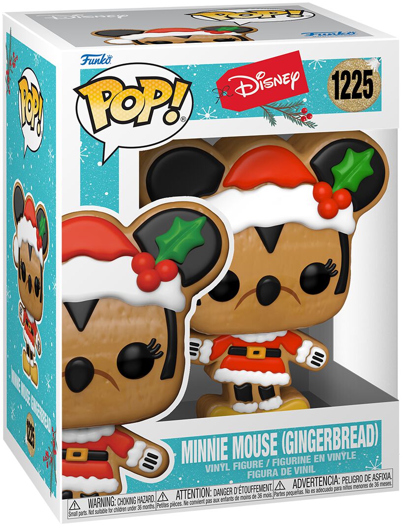 0889698643276 - Disney Holiday - Minnie Mouse (Gingerbread) Vinyl Figur 1225 Funko Pop! multicolor