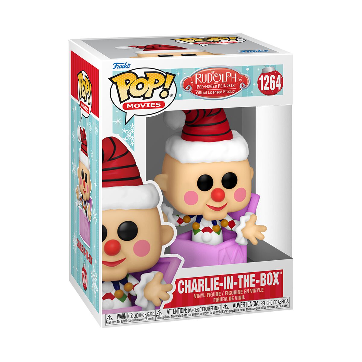 0889698643412 - Charlie in the Box Vinyl Figur 1264 Funko Pop! multicolor