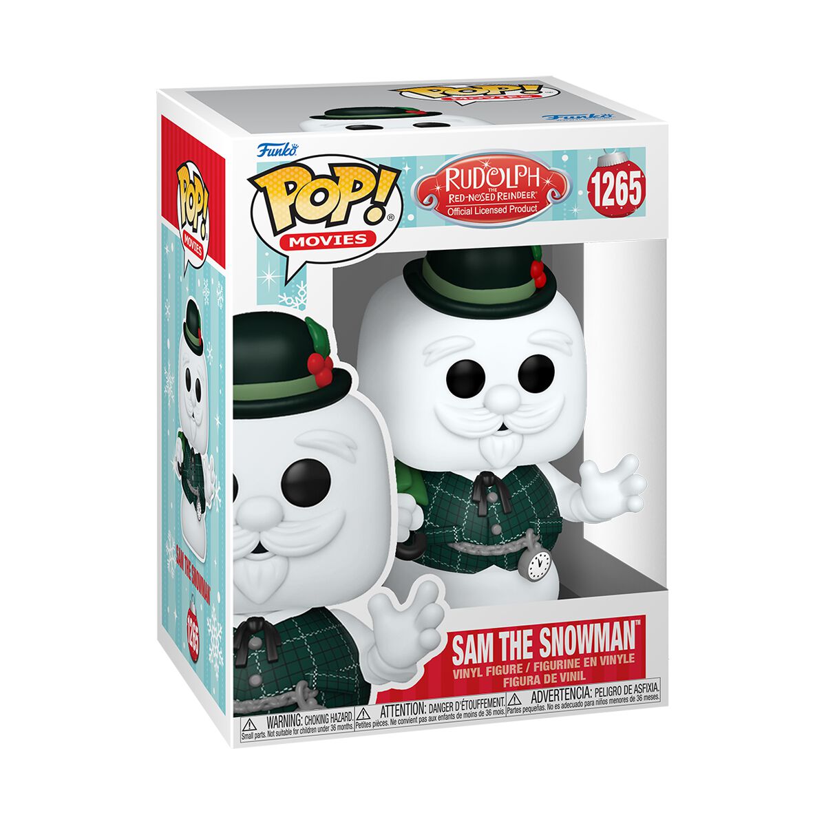 0889698643436 - The Snowman Vinyl Figur 1265 Funko Pop! multicolor