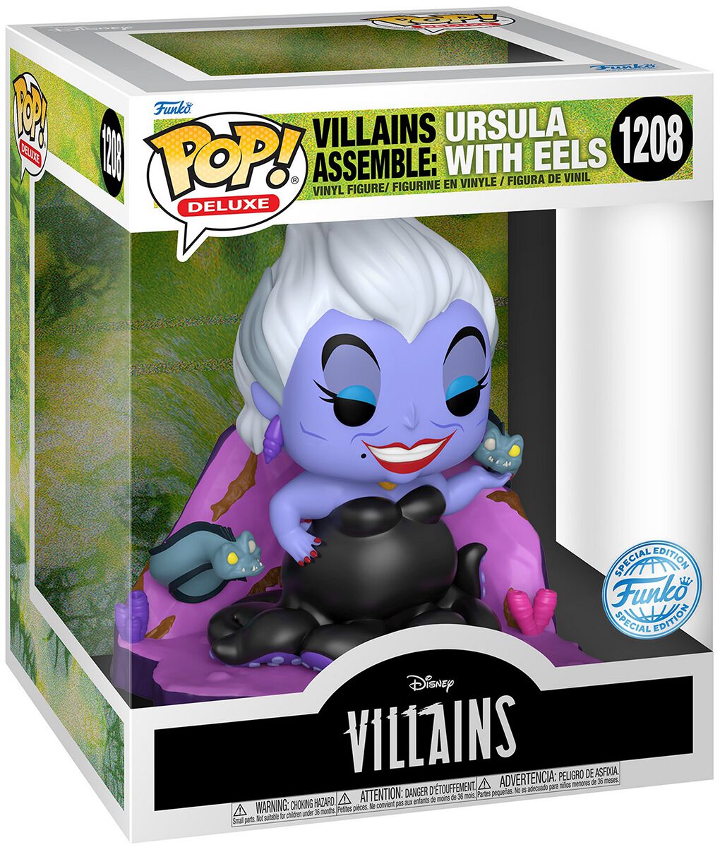 0889698646819 - Ursula with Eels (Pop! Deluxe) Vinyl Figur 1208 Funko Pop! multicolor