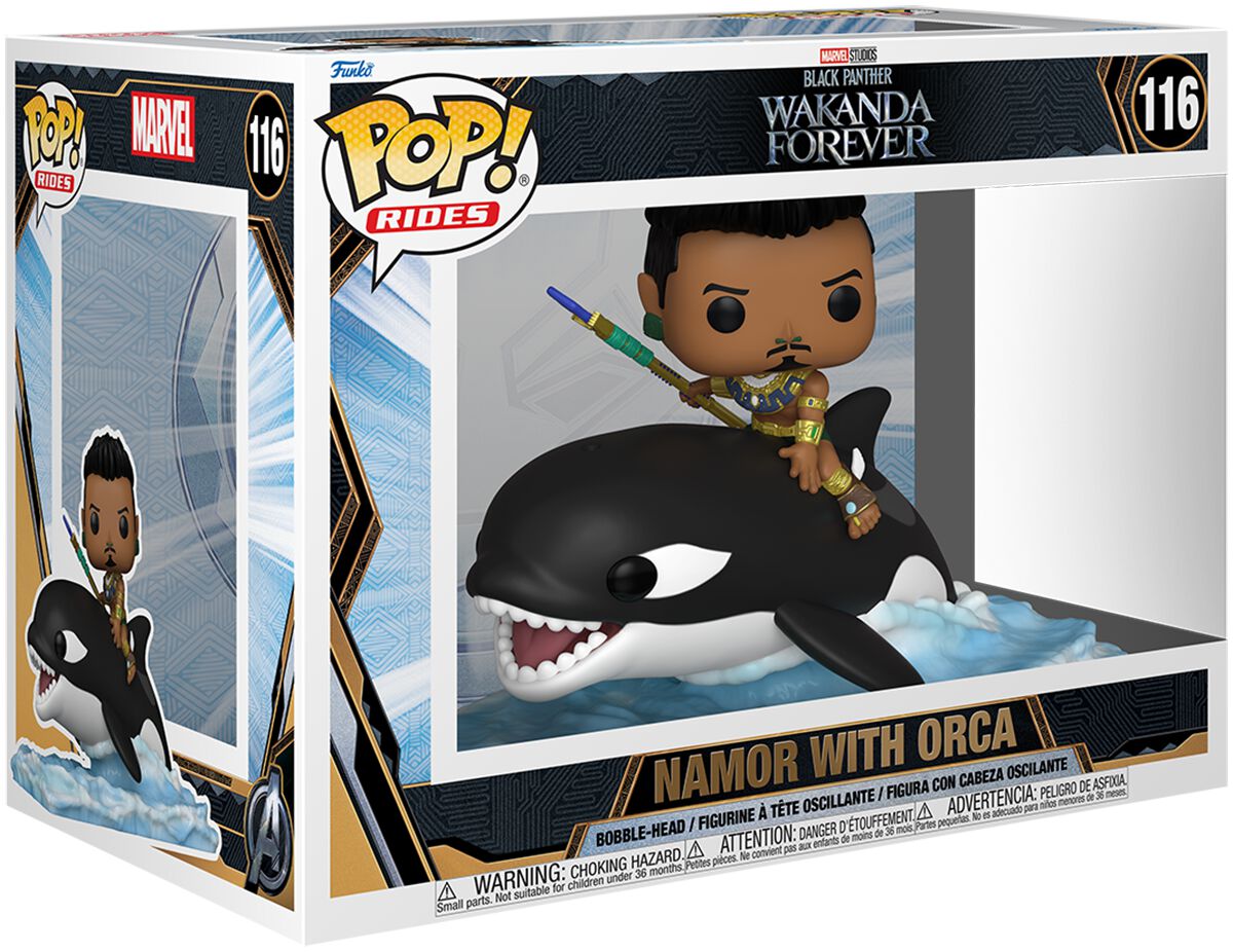 0889698667210 - Wakanda Forever - Namor With Orca (Pop! Ride Super Deluxe) Vinyl Figur 116 Funko Pop! multicolor 0889698667210 - Wakanda Forever - Namor With Orca (Pop! Ride Super Deluxe) Vinyl Figur 116 Funko Pop! multicolor