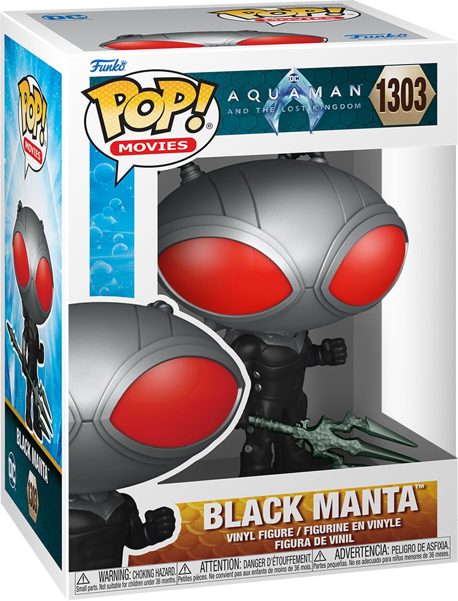 0889698675673 - and the lost Kingdom - Black Manta Vinyl Figur 1303 Funko Pop! multicolor